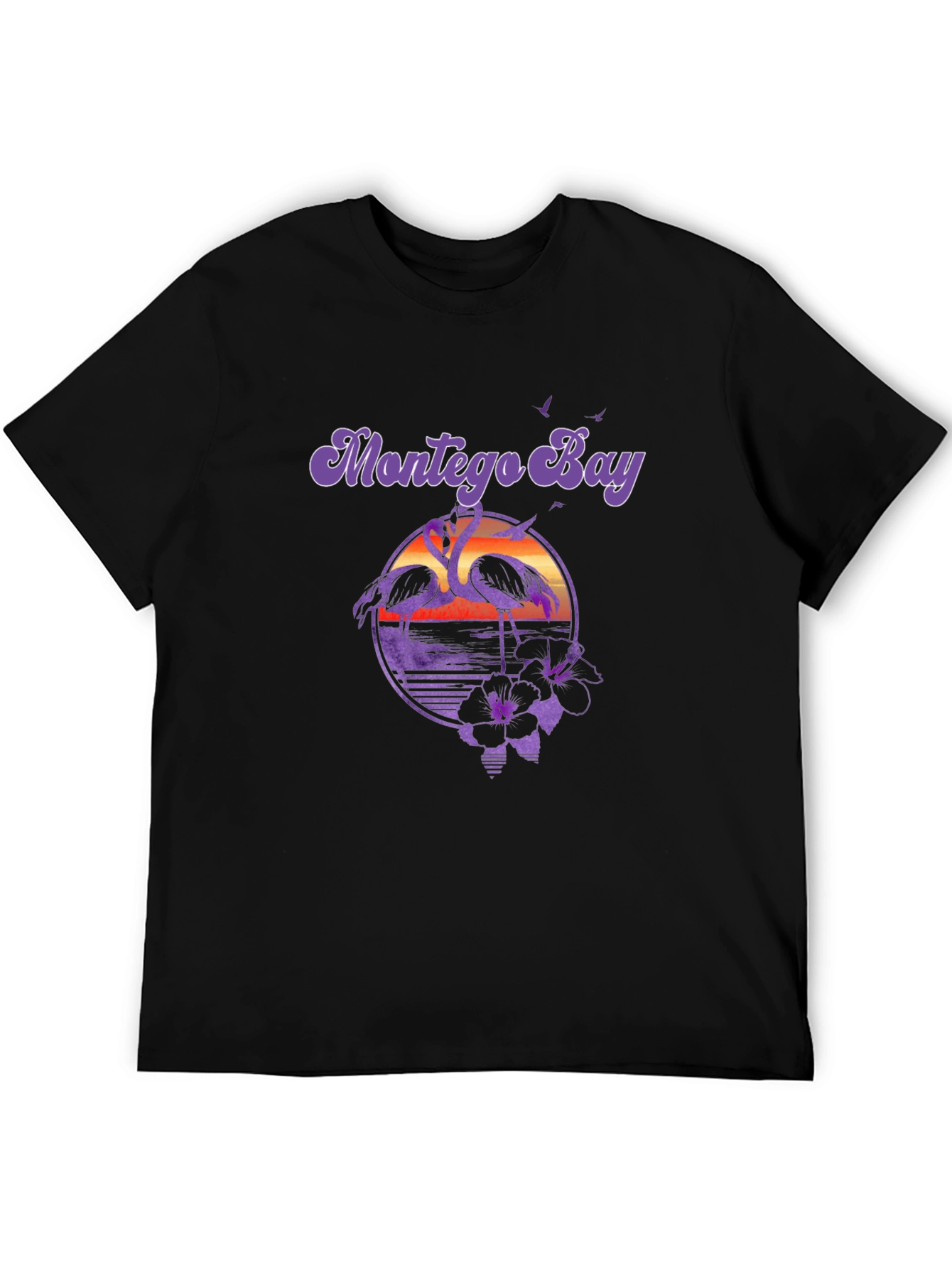 Montego Bay Flamingo Graphic T-Shirt