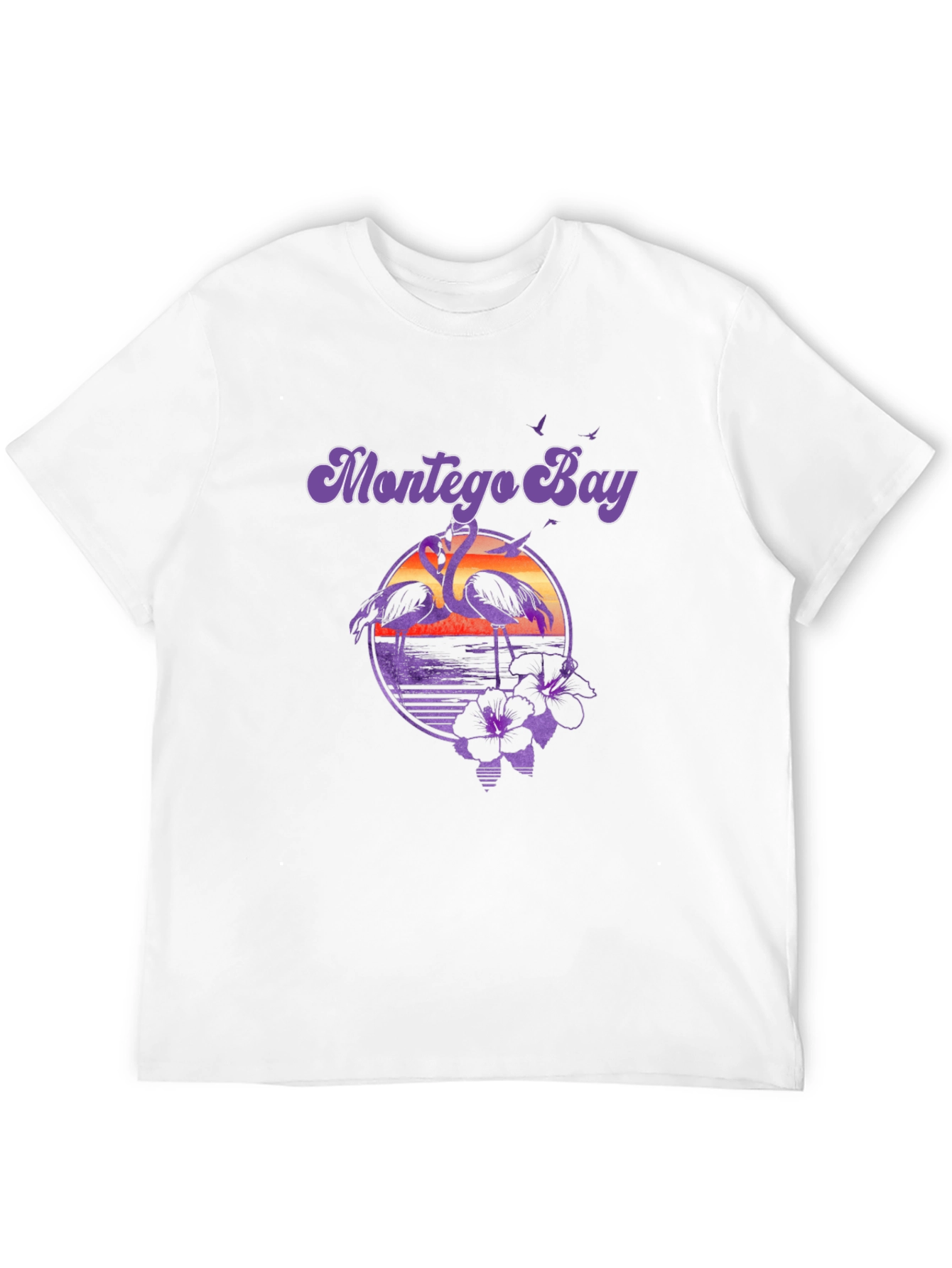 Montego Bay Flamingo Graphic T-Shirt