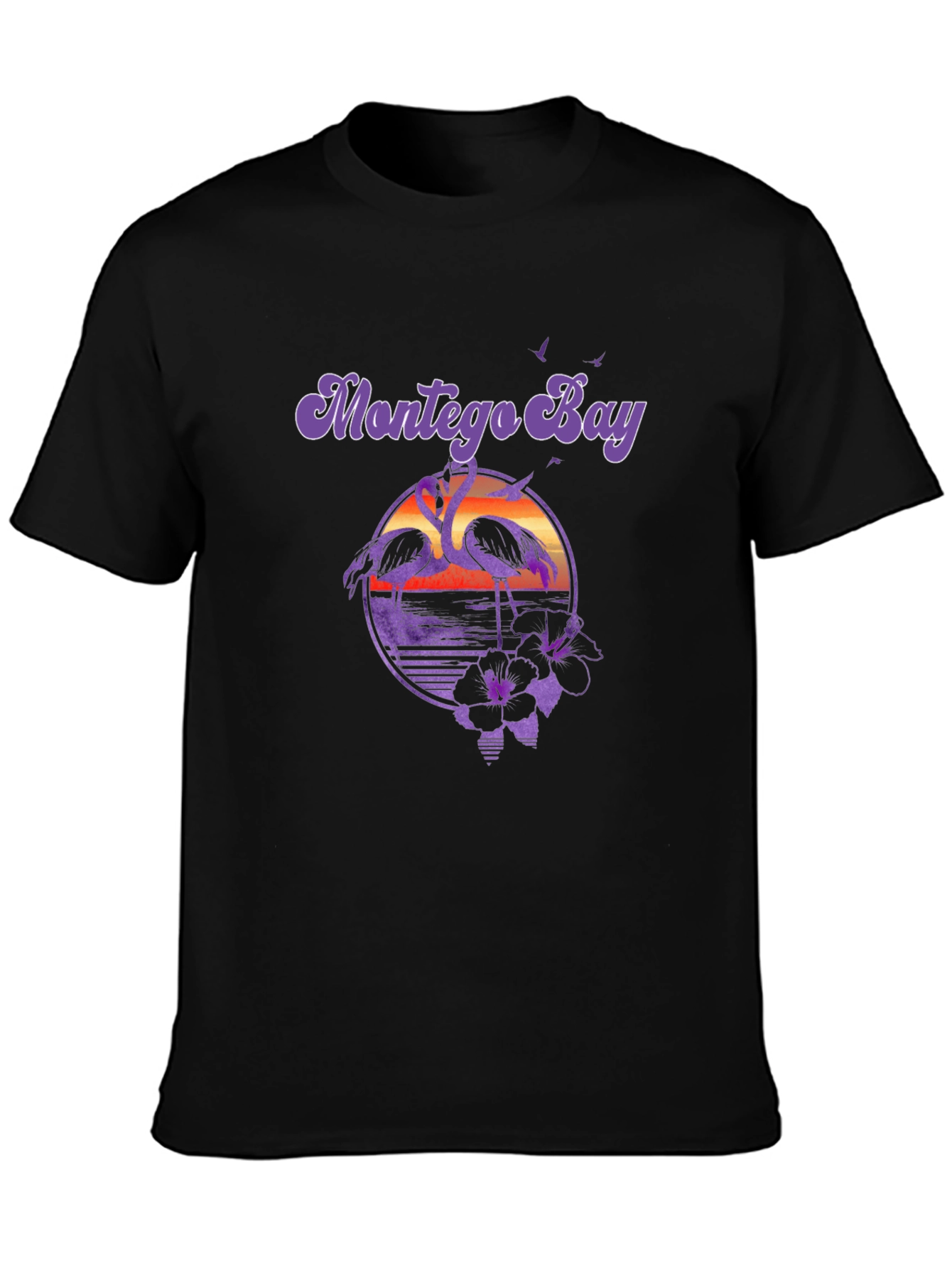 Montego Bay Flamingo Graphic T-Shirt
