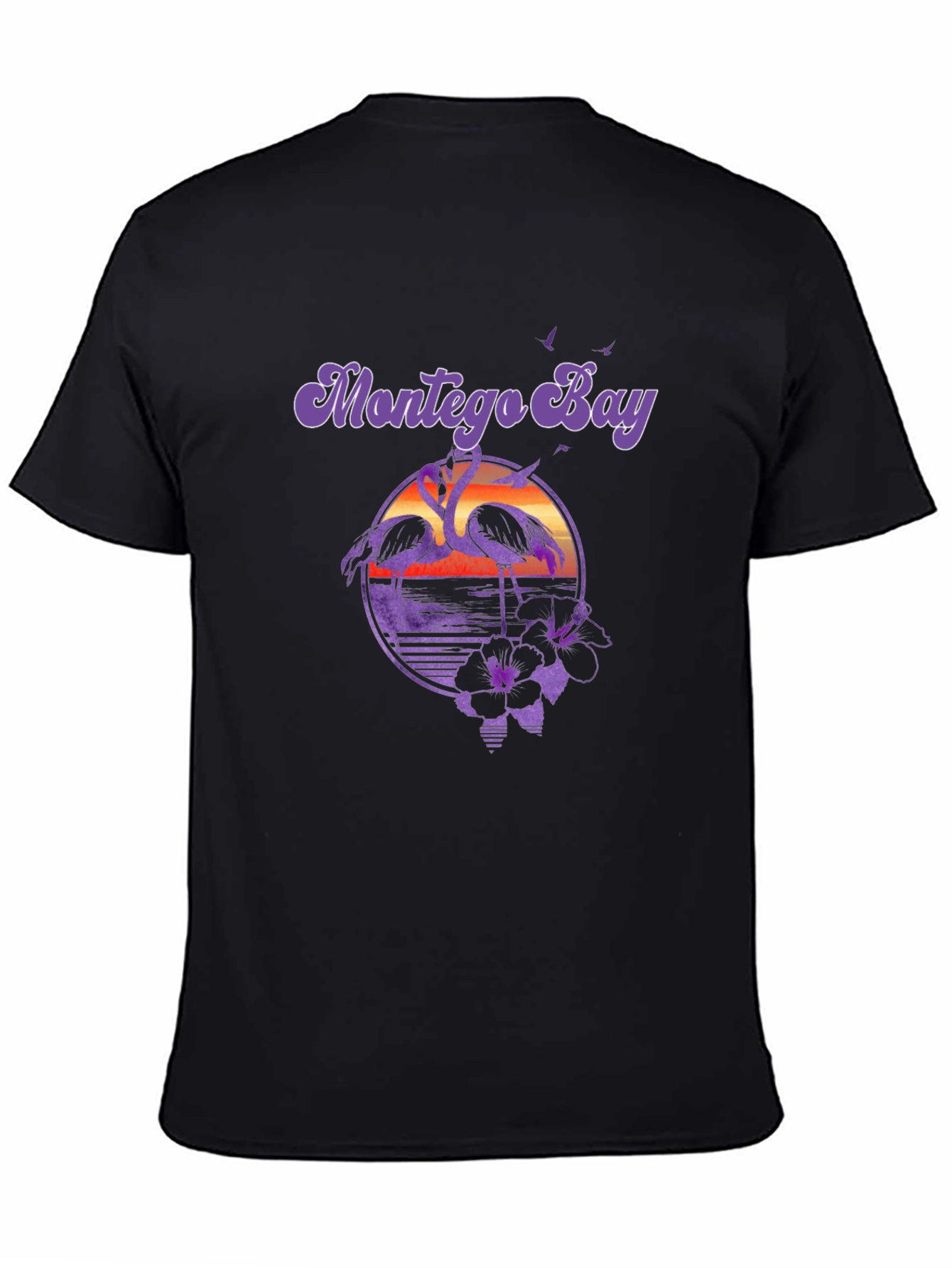 Montego Bay Flamingo Graphic T-Shirt