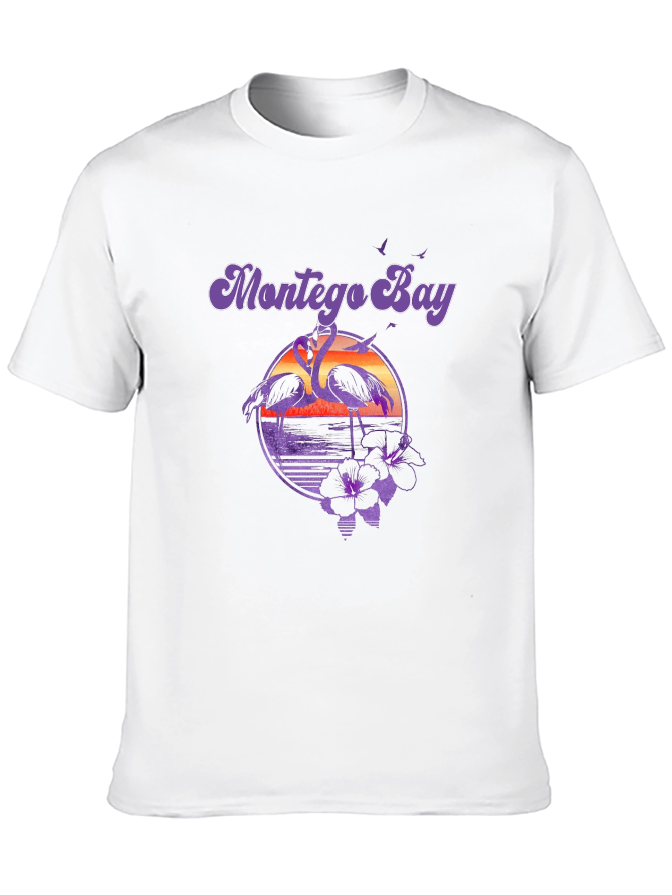 Montego Bay Flamingo Graphic T-Shirt