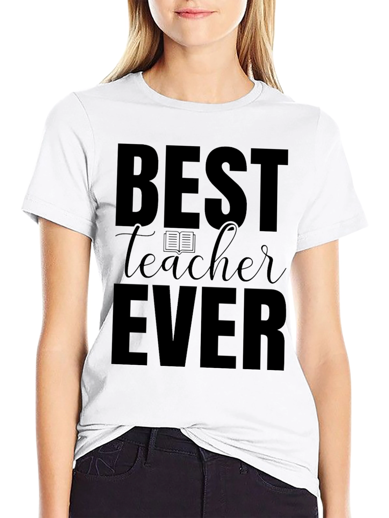 Best Teacher Ever Black T-Shirt