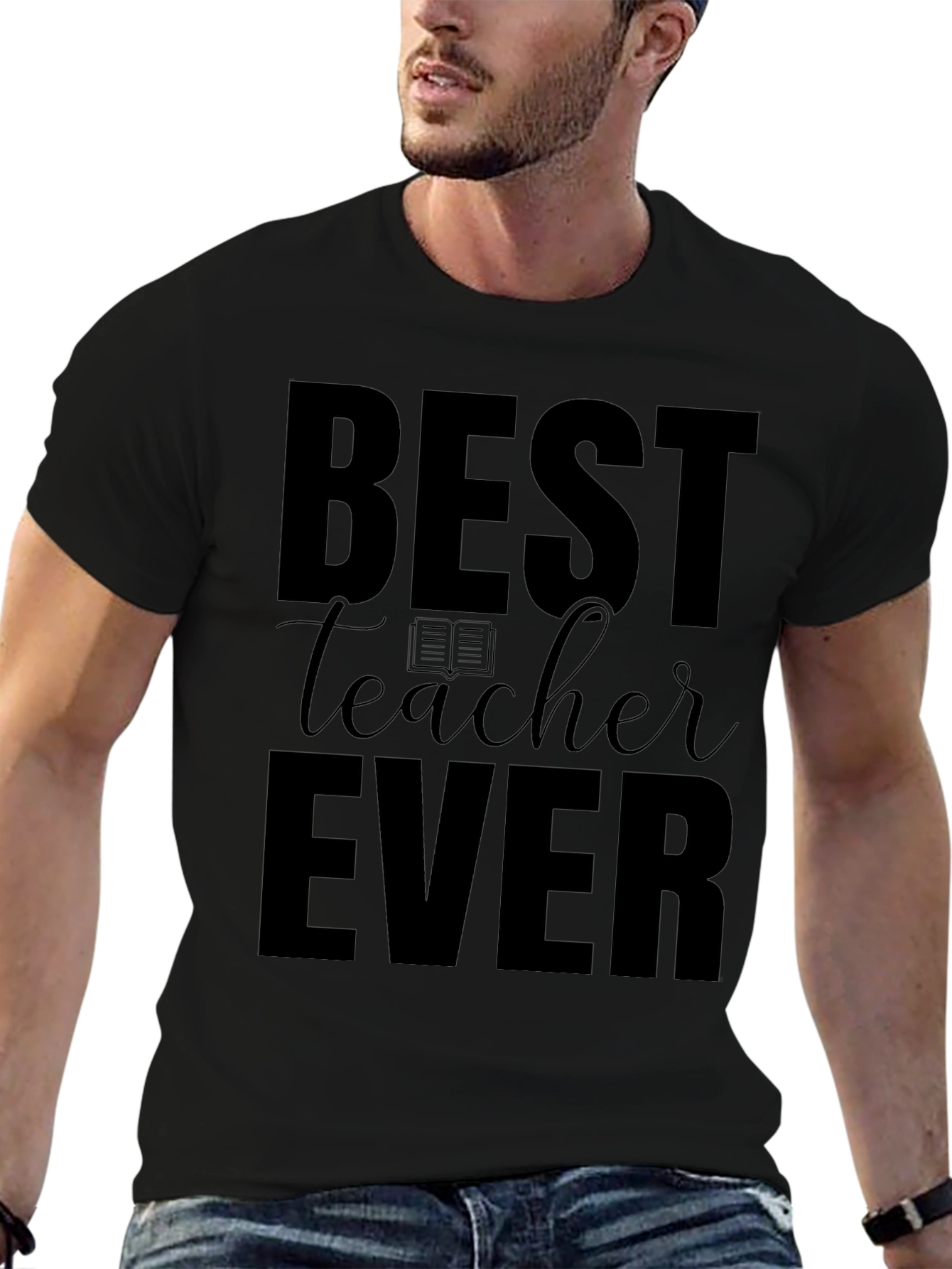 Best Teacher Ever Black T-Shirt