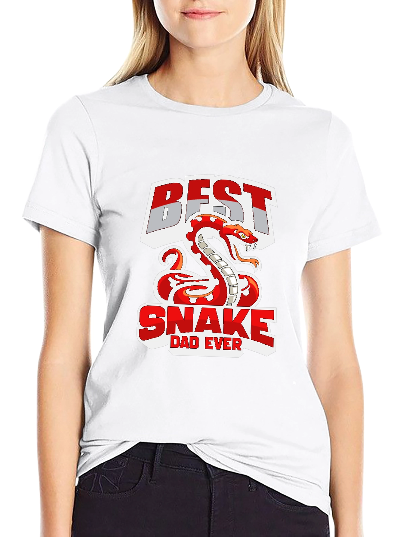 Best Snake Dad Ever Graphic T-Shirt