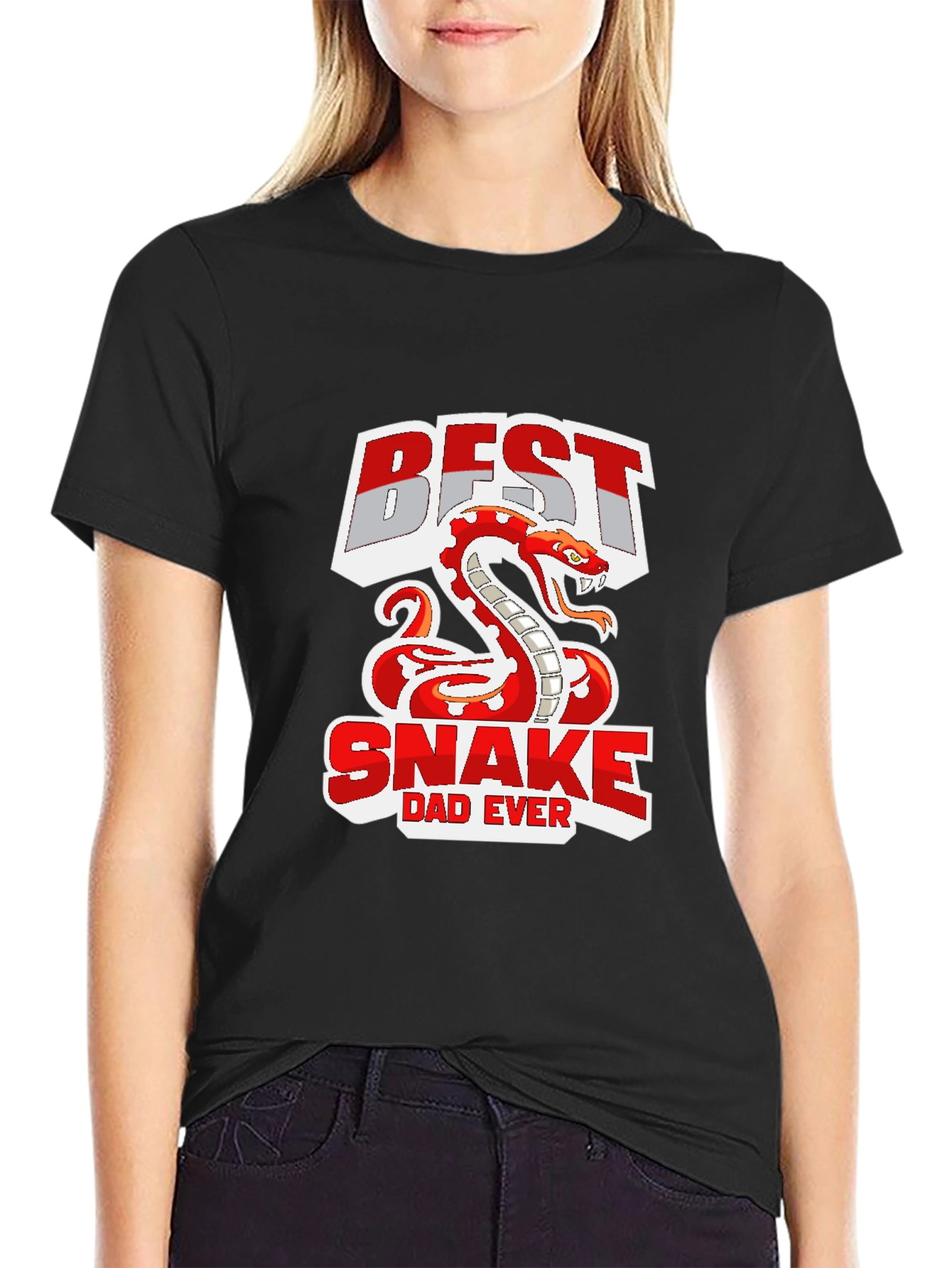 Best Snake Dad Ever Graphic T-Shirt