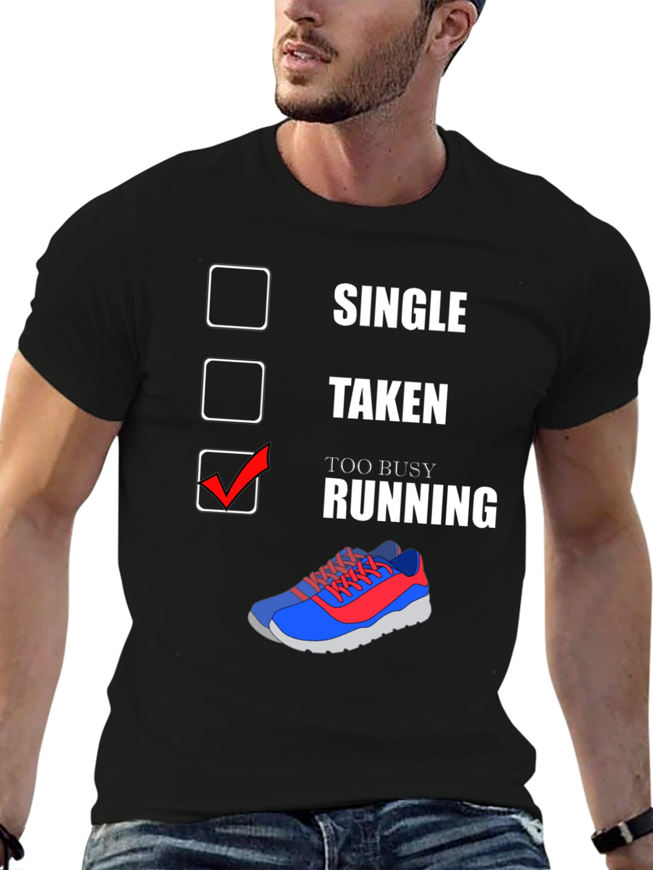 Too Busy Running Graphic T-Shirt