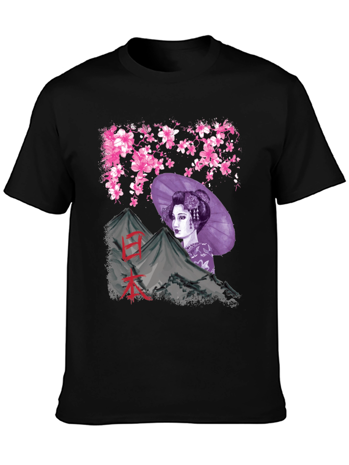 Geisha Mountain Graphic Tee