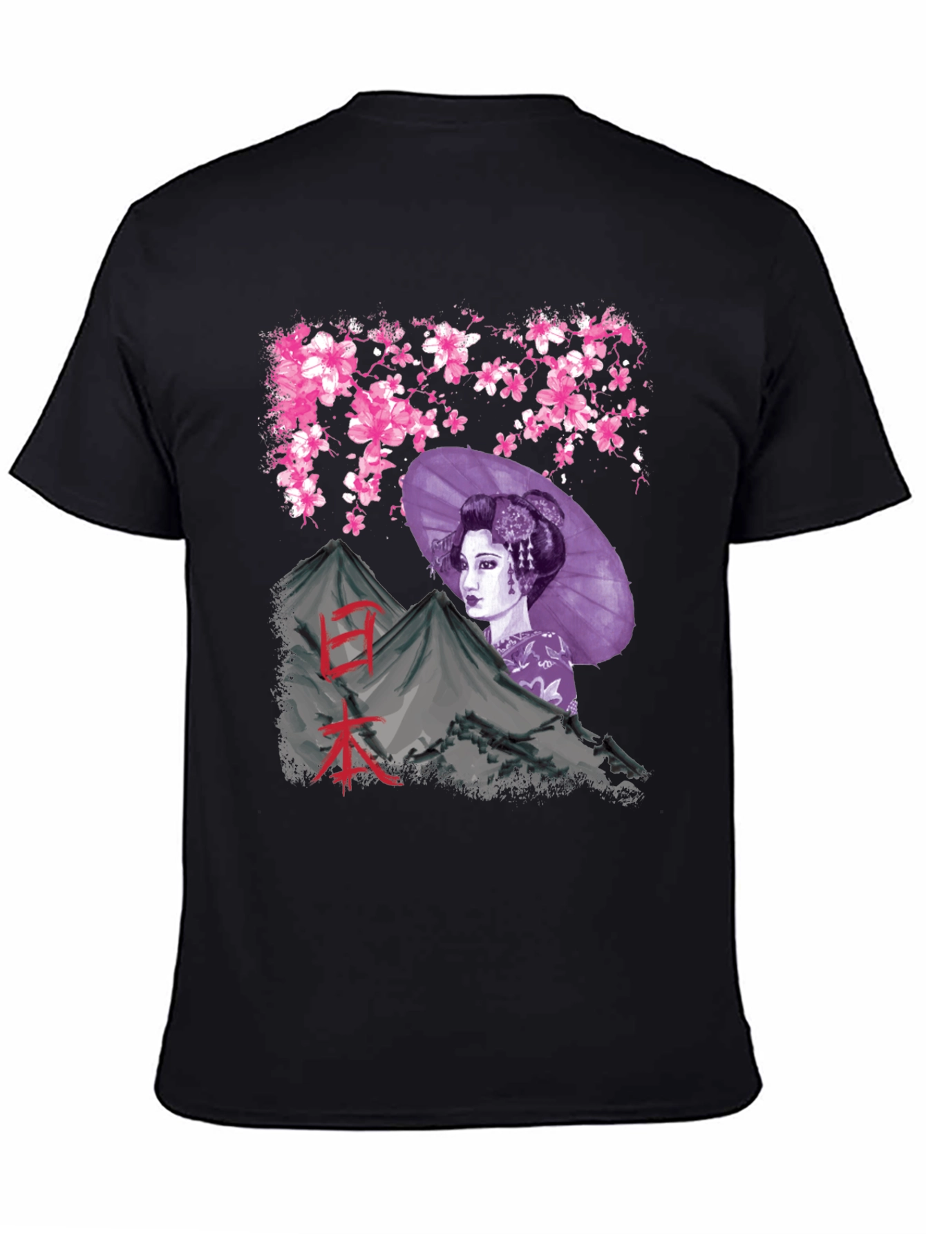 Geisha Mountain Graphic Tee