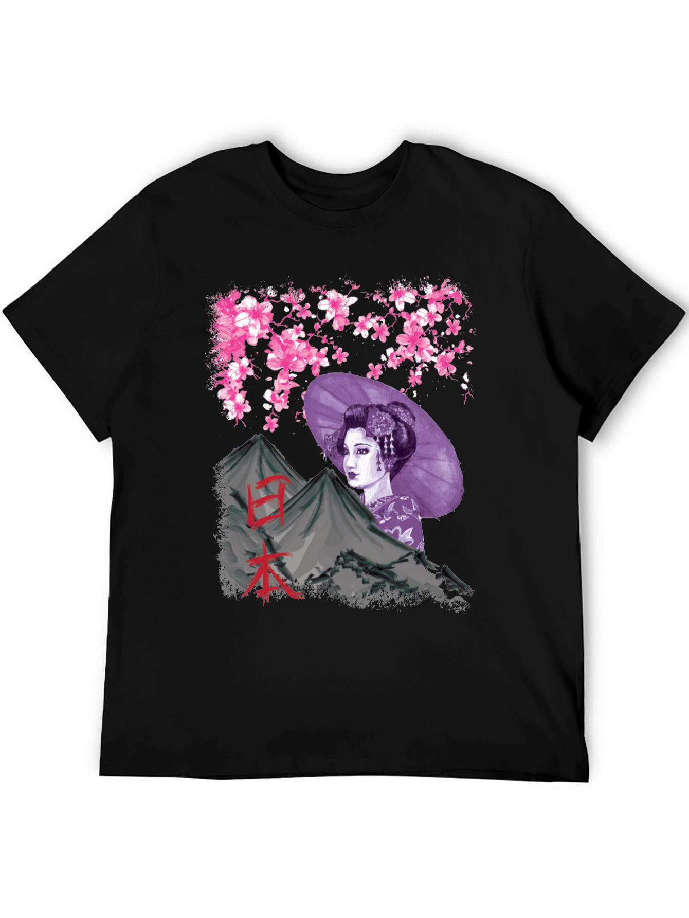 Geisha Mountain Graphic Tee