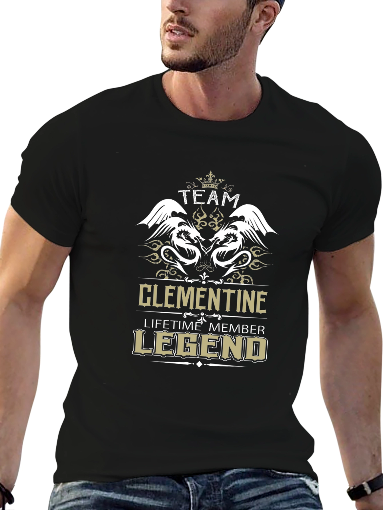 Clementine Team Legend Black T-Shirt