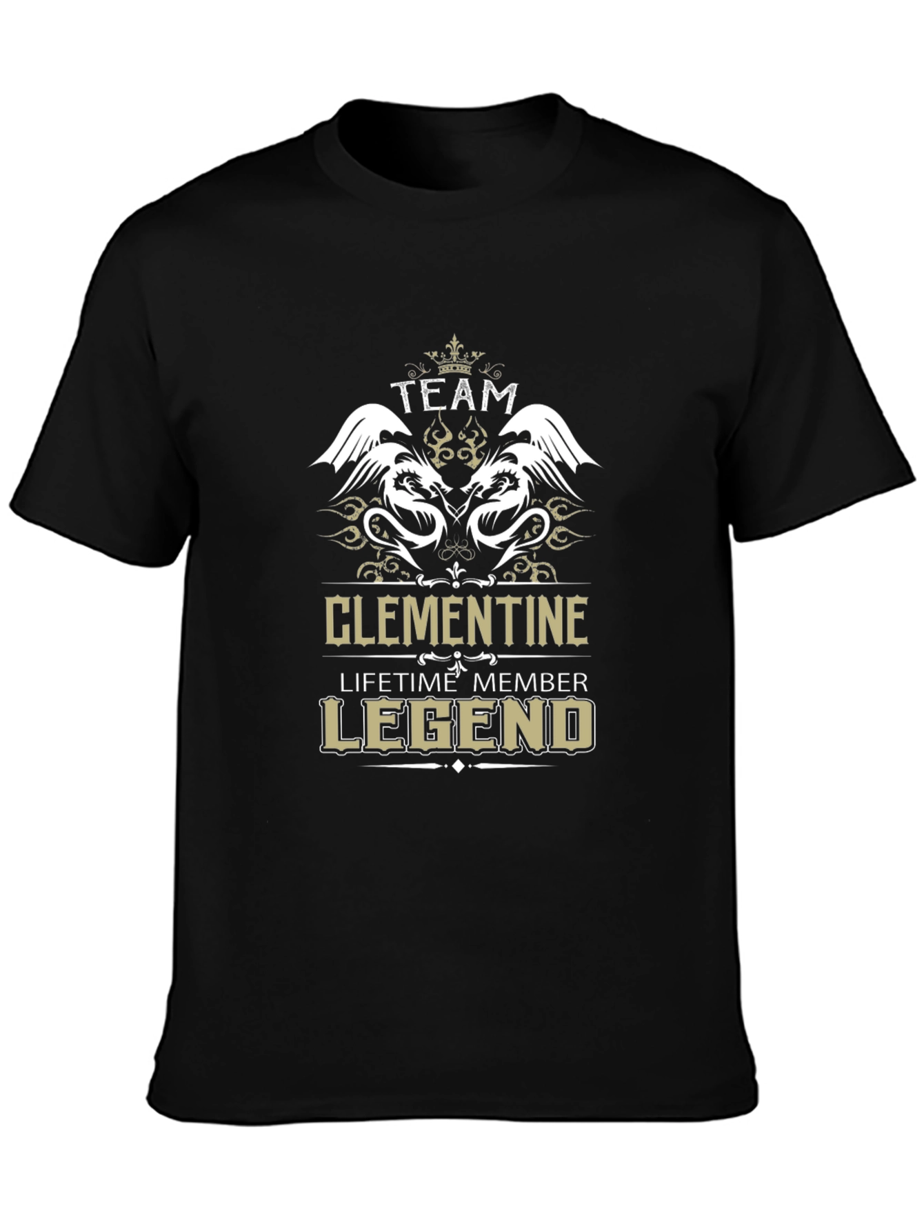 Clementine Team Legend Black T-Shirt