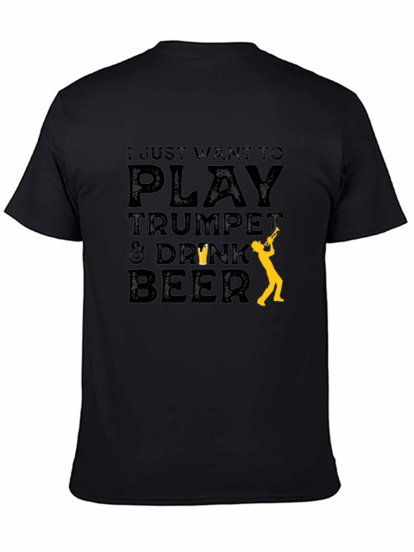 Play Trumpet & Drink Beer T-Shirt - Musician Tee