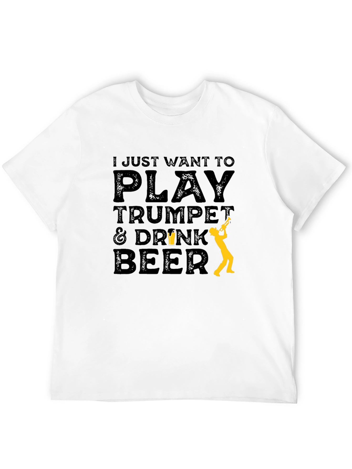 Play Trumpet & Drink Beer T-Shirt - Musician Tee