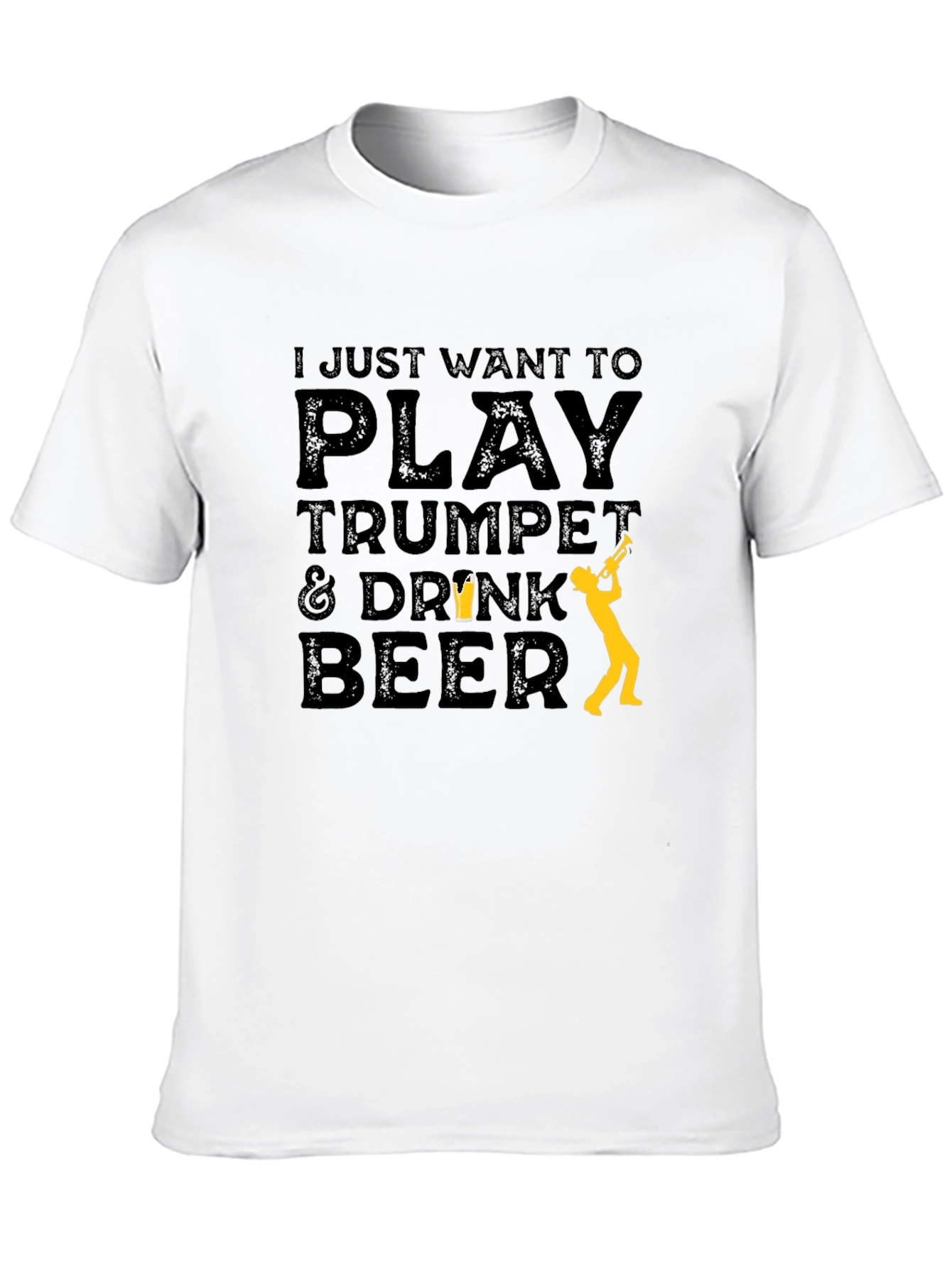 Play Trumpet & Drink Beer T-Shirt - Musician Tee