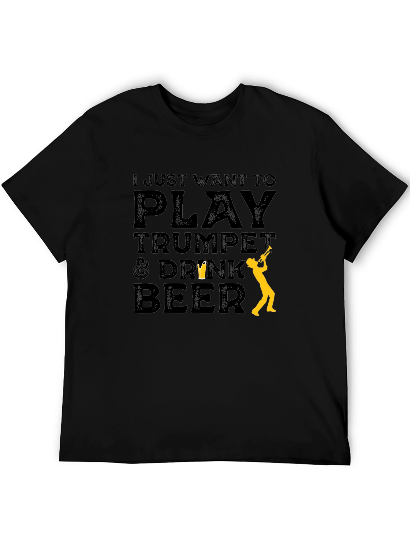 Play Trumpet & Drink Beer T-Shirt - Musician Tee