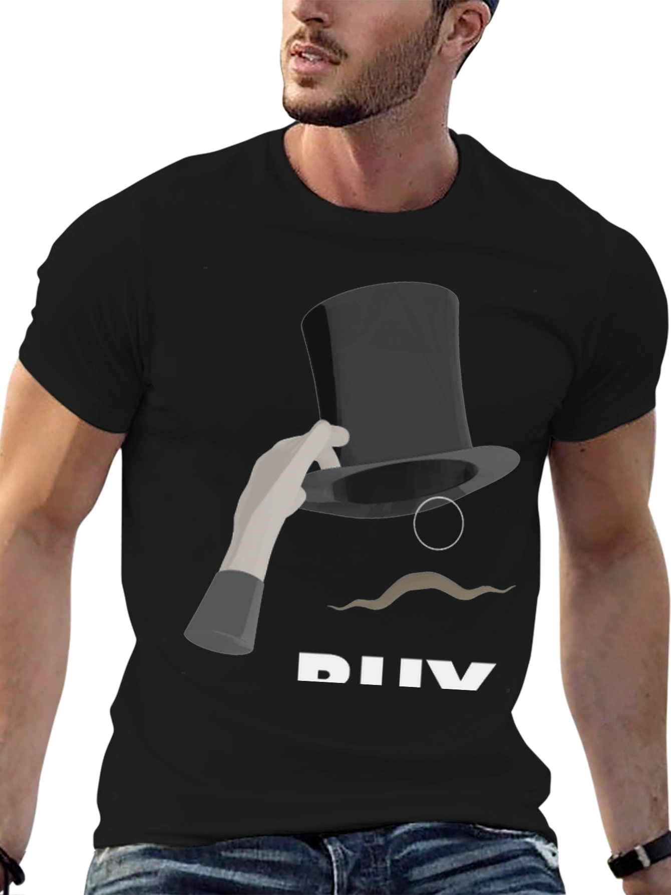 Magic Hat Tee: Stylish Illusion Graphic T-Shirt