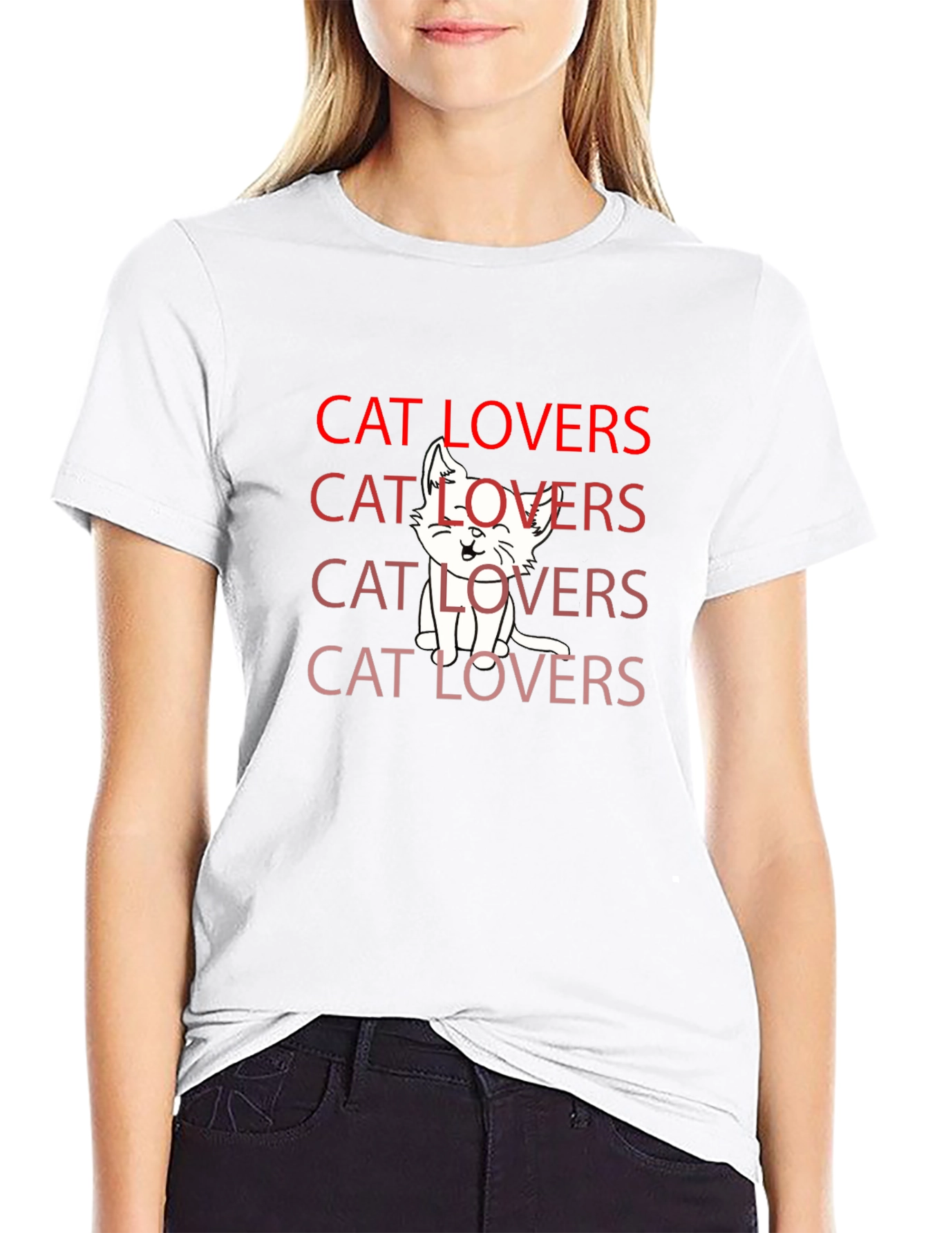 Cat Lovers T-Shirt - Cute Kitten Graphic Tee