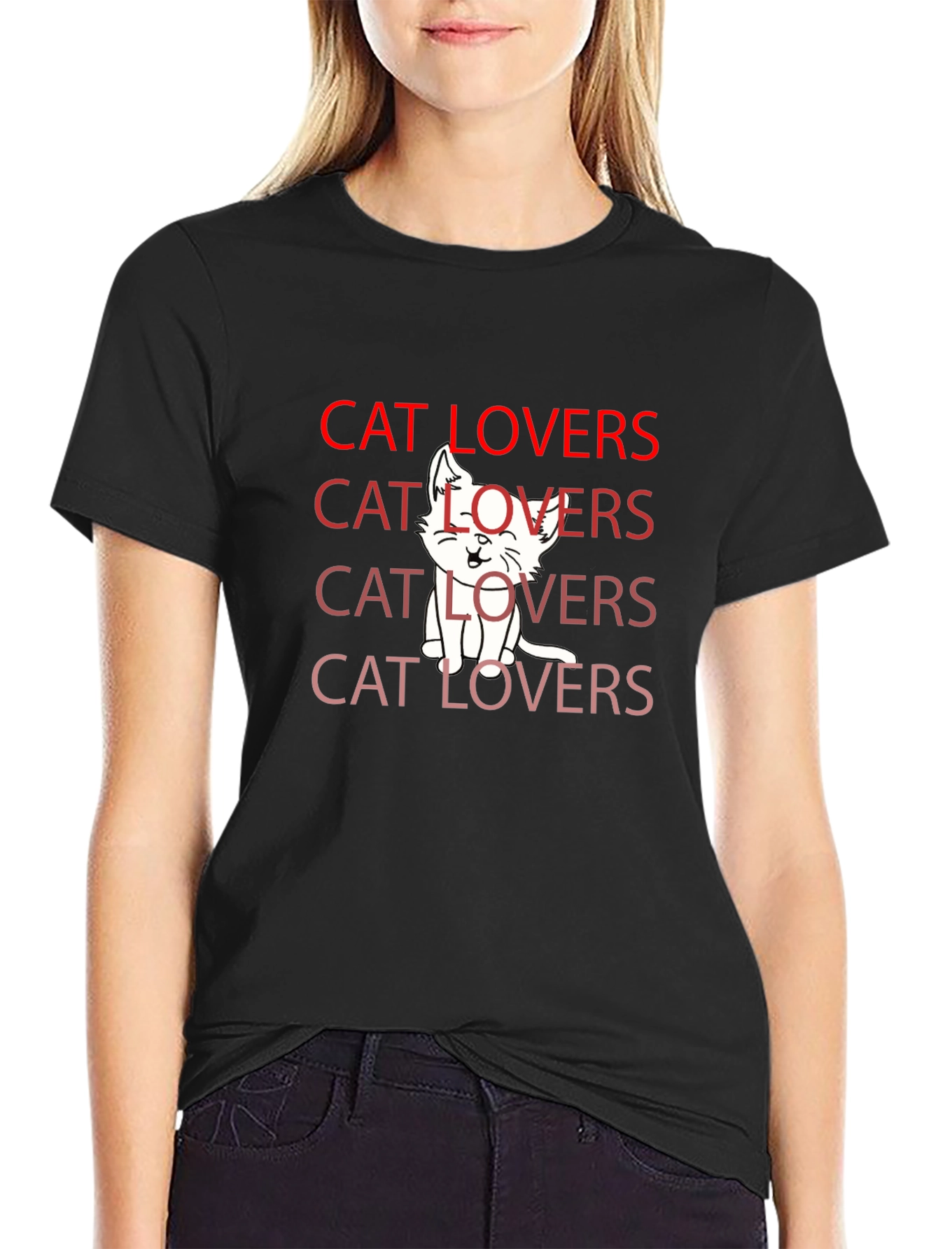 Cat Lovers T-Shirt - Cute Kitten Graphic Tee