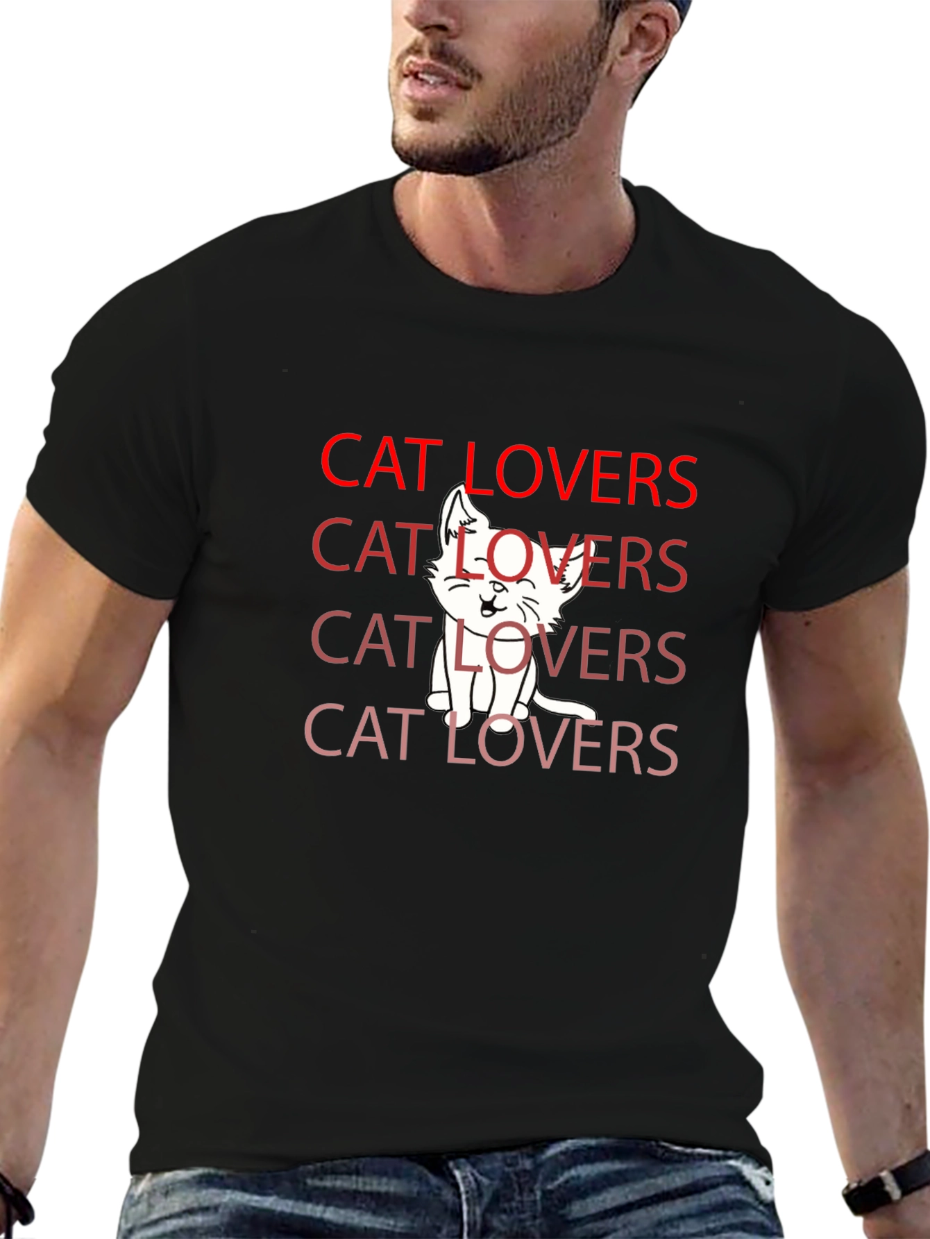 Cat Lovers T-Shirt - Cute Kitten Graphic Tee
