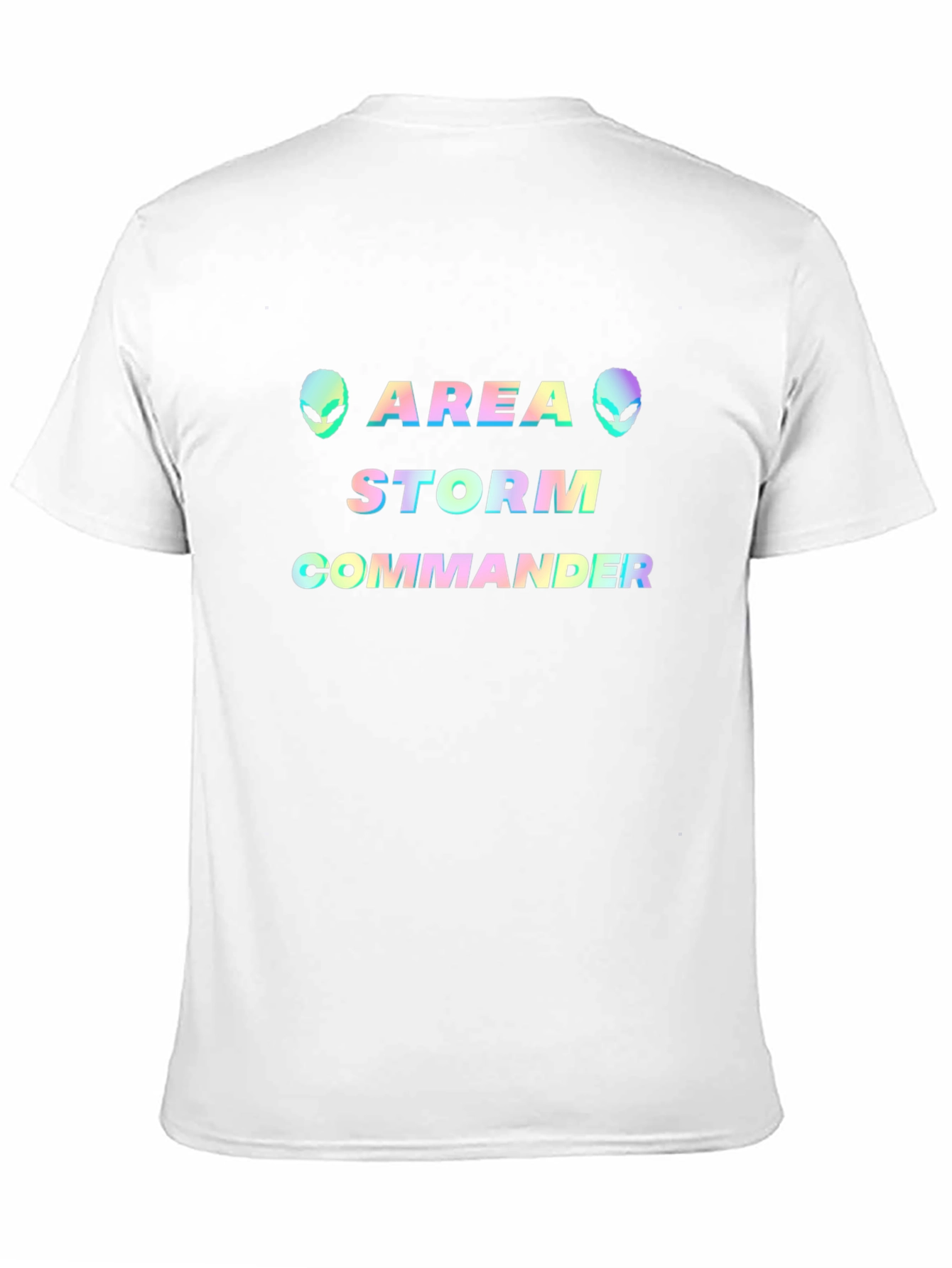 Area Storm Commander T-Shirt - Alien Design