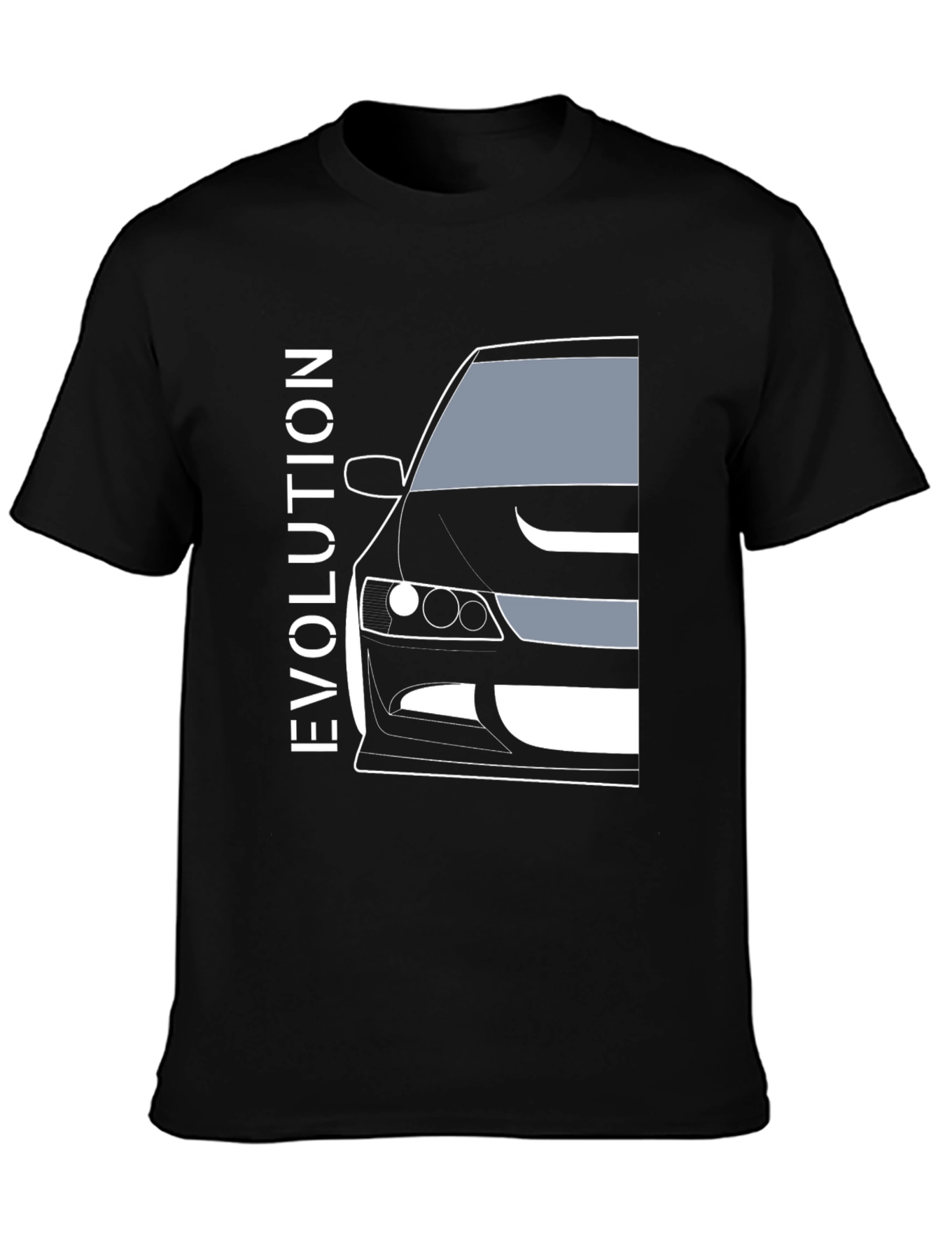 Evolution Car Graphic Tee - Black