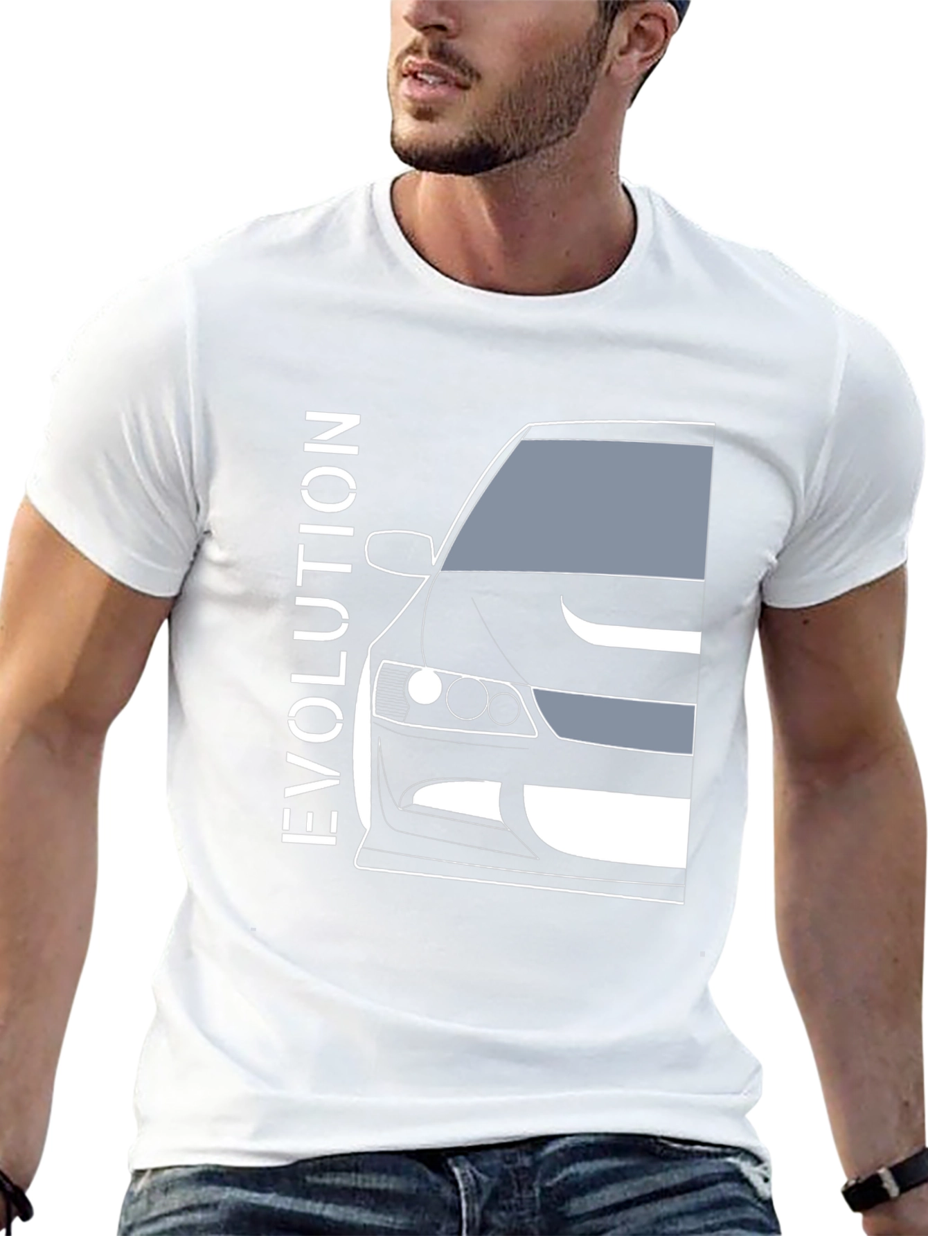 Evolution Car Graphic Tee - Black