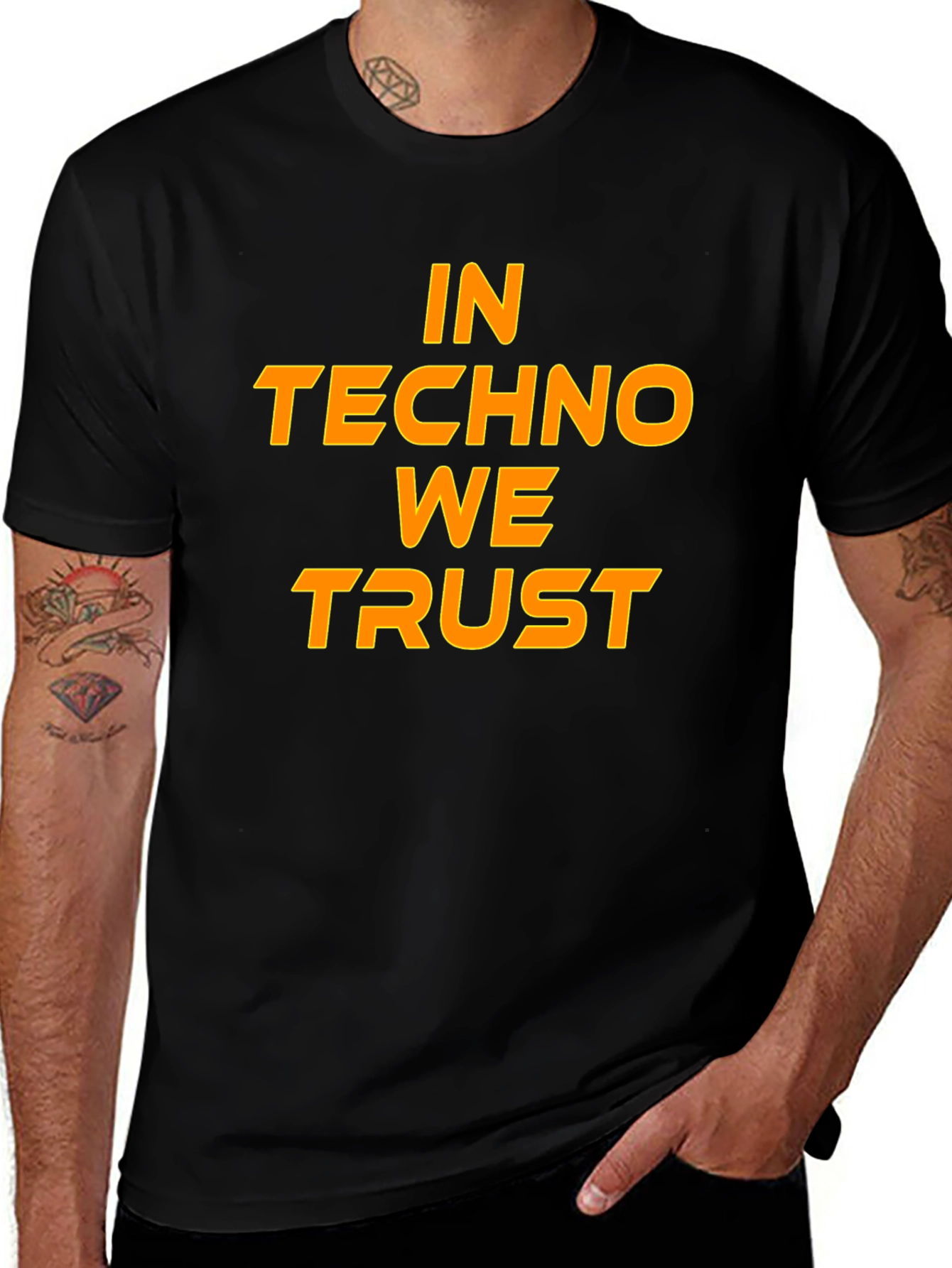 In Techno We Trust Graphic Tee