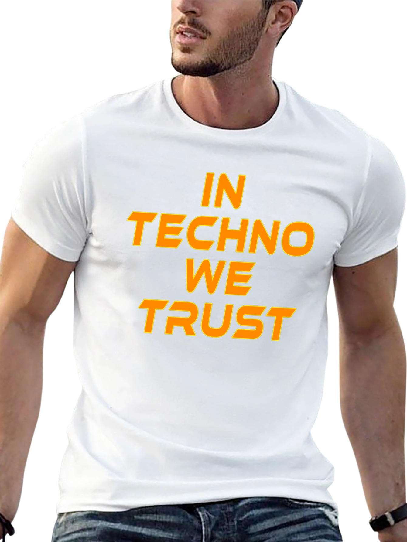 In Techno We Trust Graphic Tee