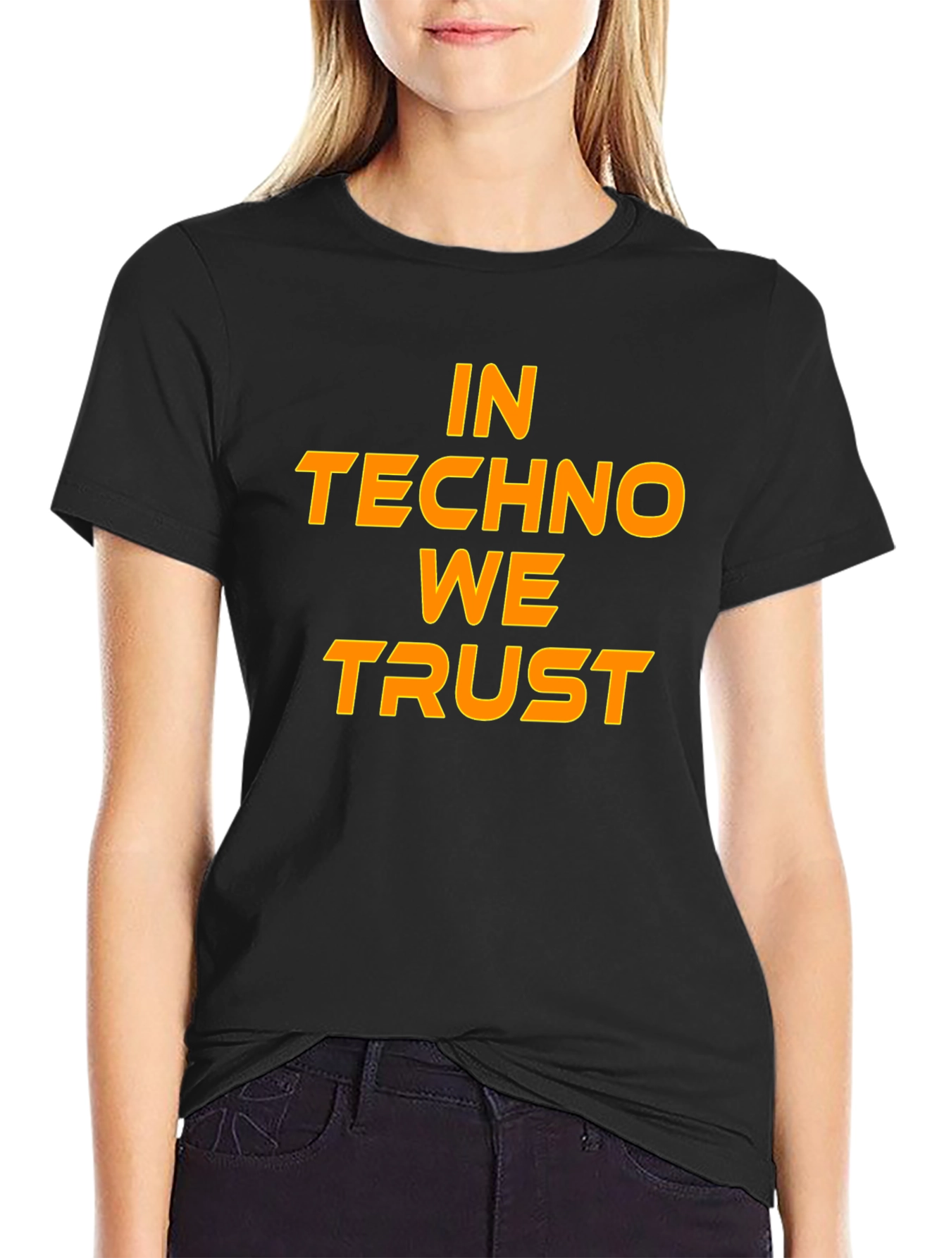 In Techno We Trust Graphic Tee