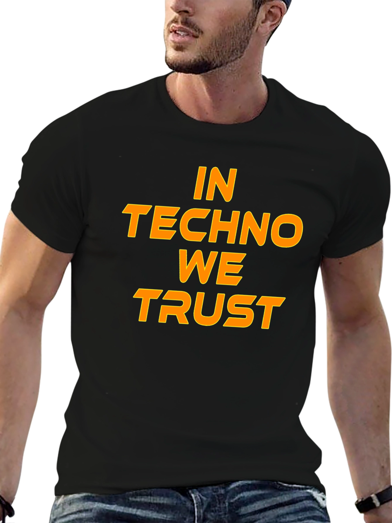 In Techno We Trust Graphic Tee