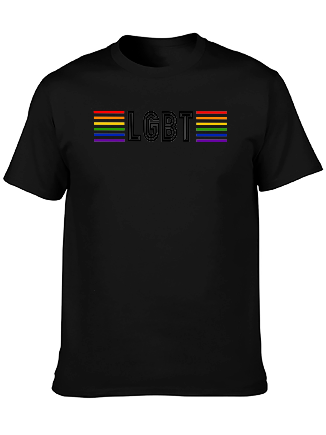 LGBT Pride Rainbow Striped T-Shirt