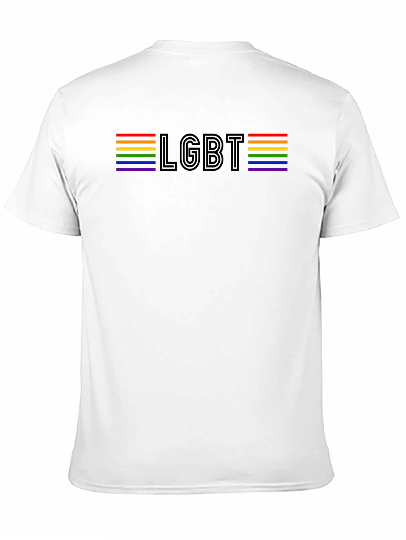 LGBT Pride Rainbow Striped T-Shirt