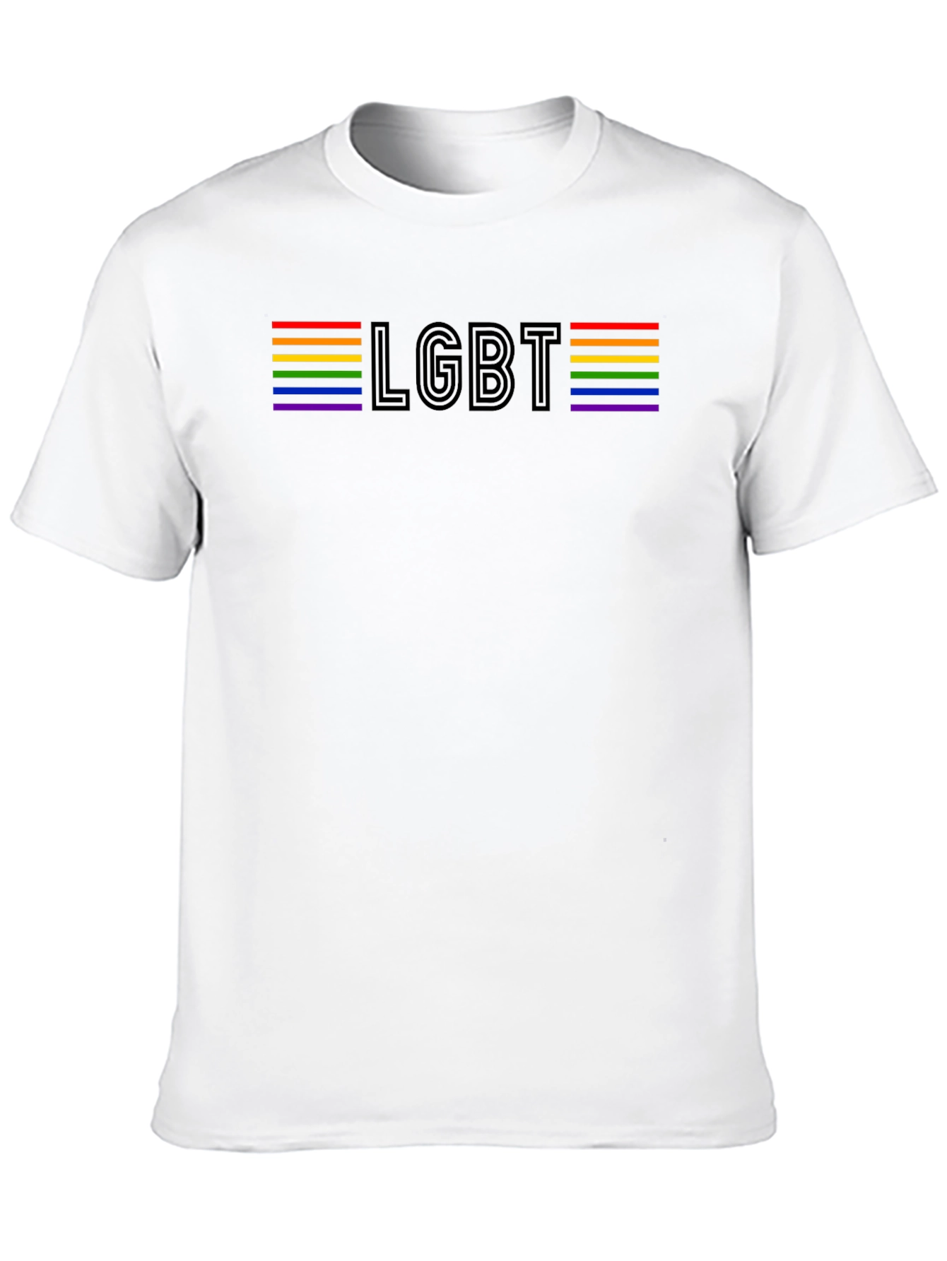 LGBT Pride Rainbow Striped T-Shirt