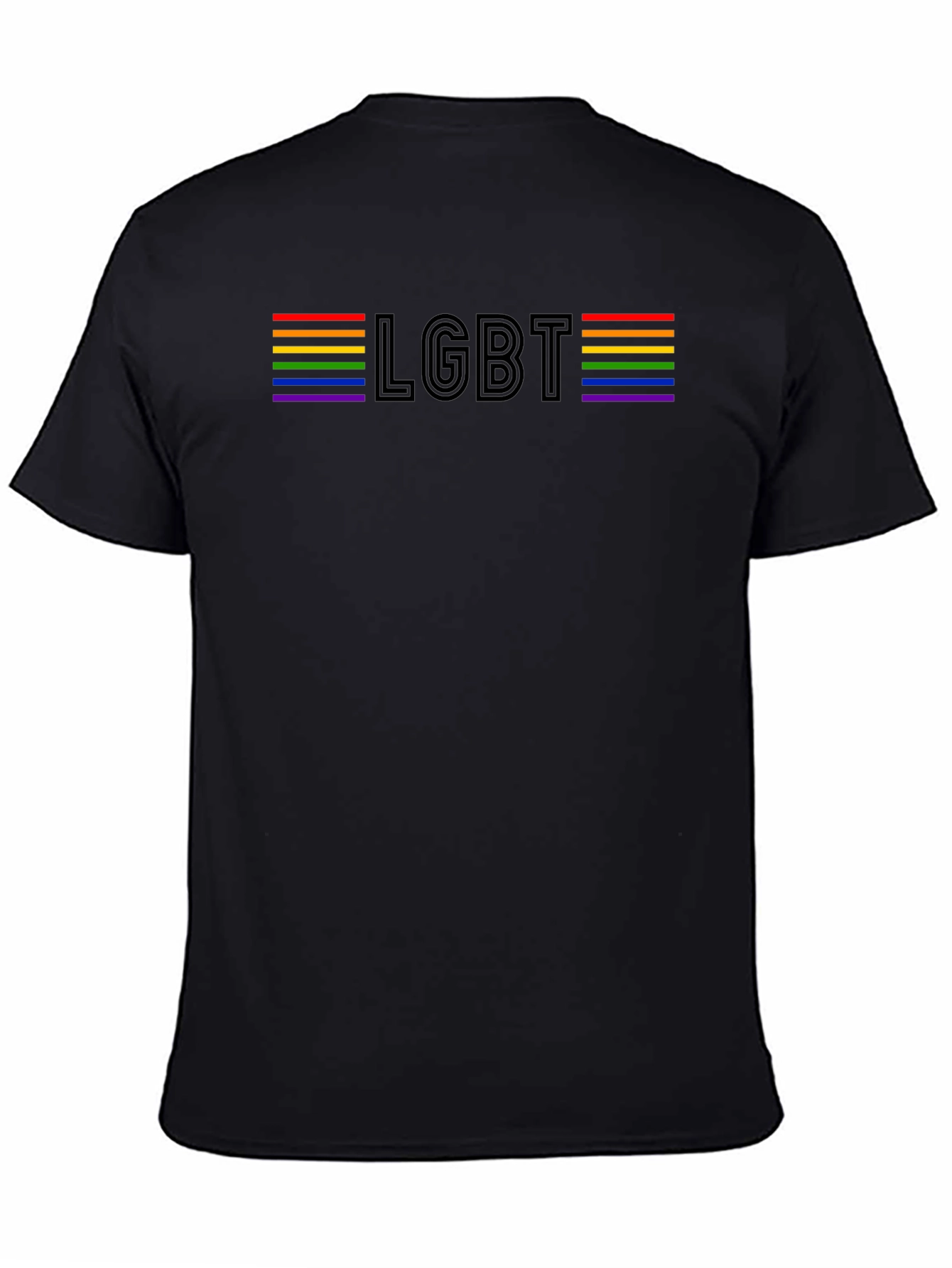 LGBT Pride Rainbow Striped T-Shirt