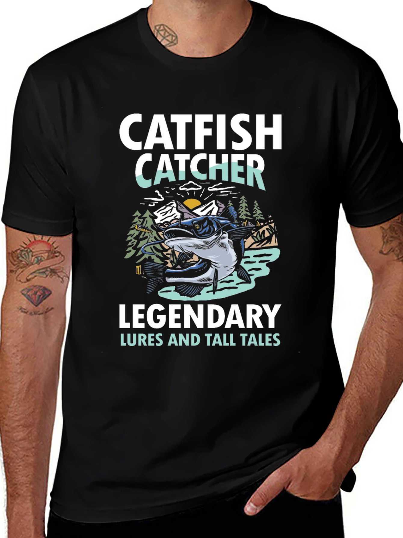 Catfish Catcher Legendary Lures T-Shirt