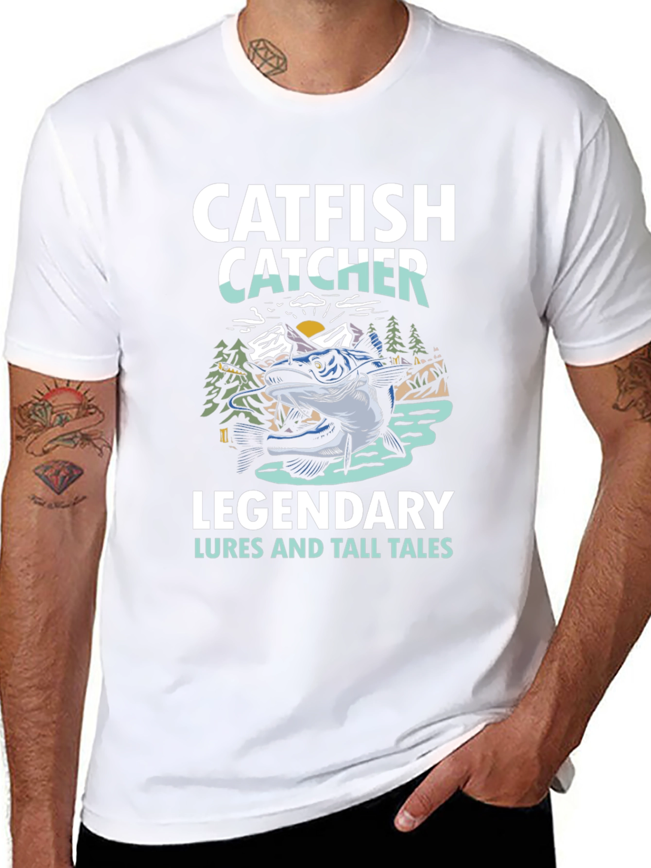 Catfish Catcher Legendary Lures T-Shirt