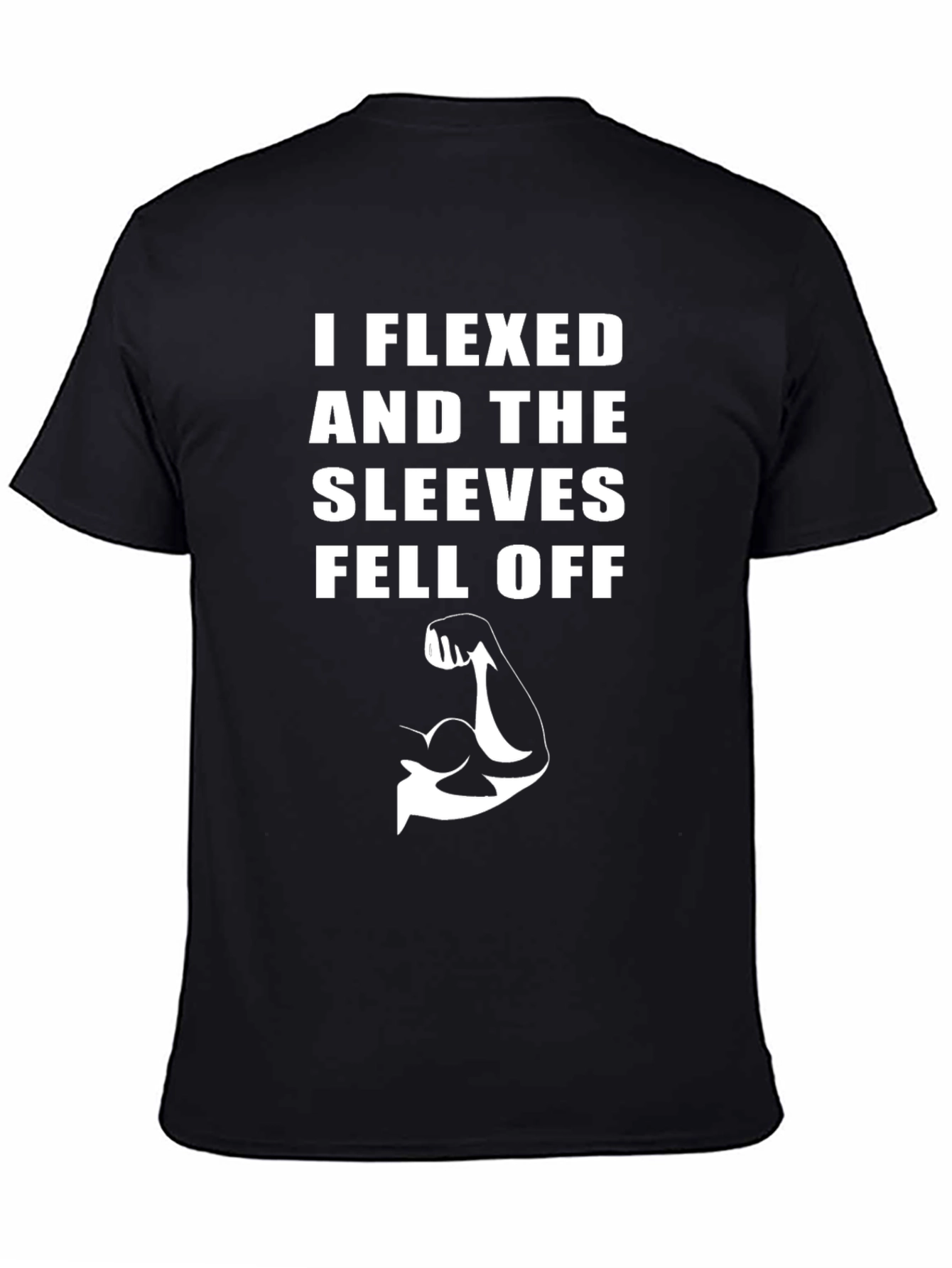 I Flexed Sleeves Fell Off Graphic Tee