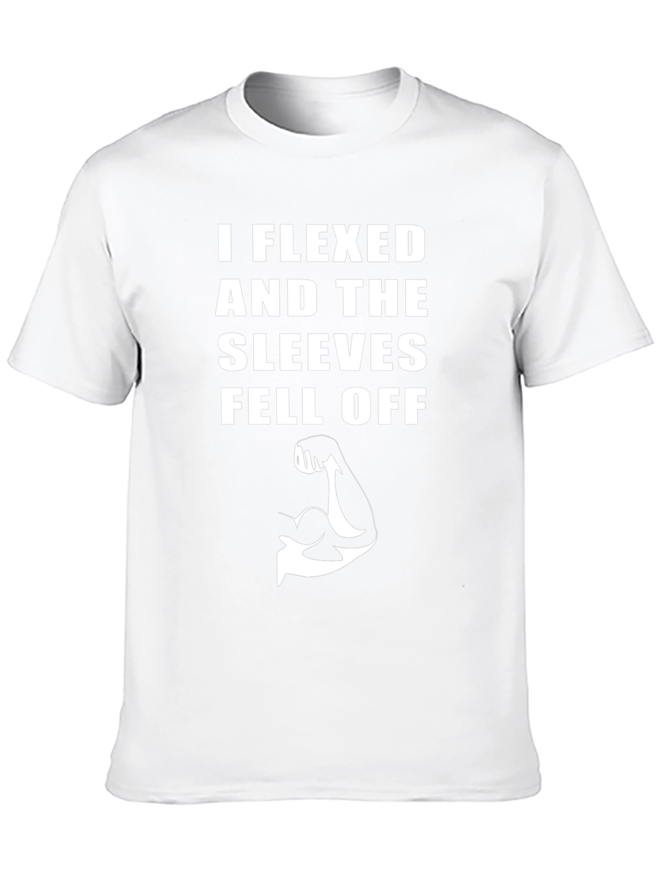 I Flexed Sleeves Fell Off Graphic Tee