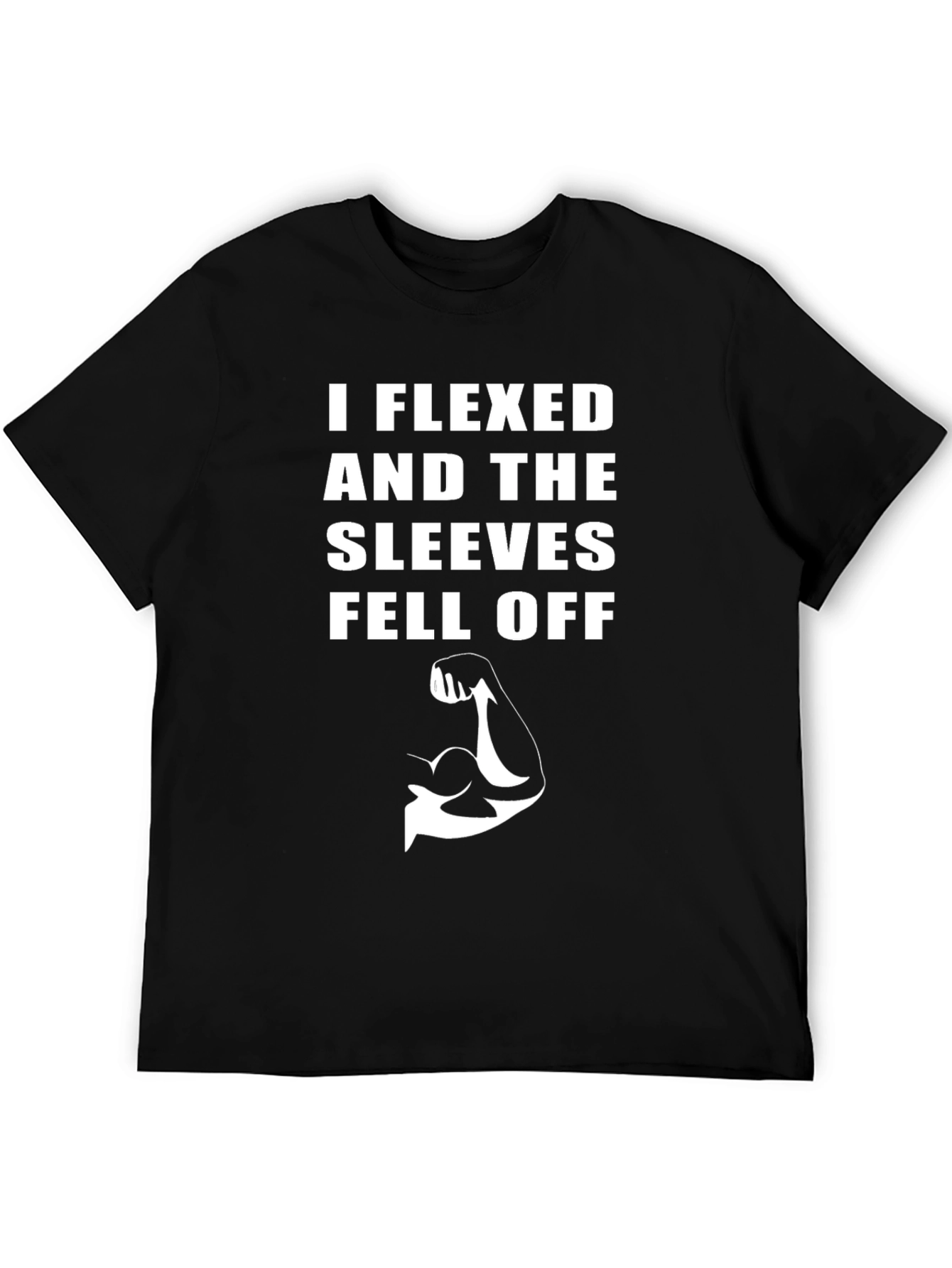 I Flexed Sleeves Fell Off Graphic Tee