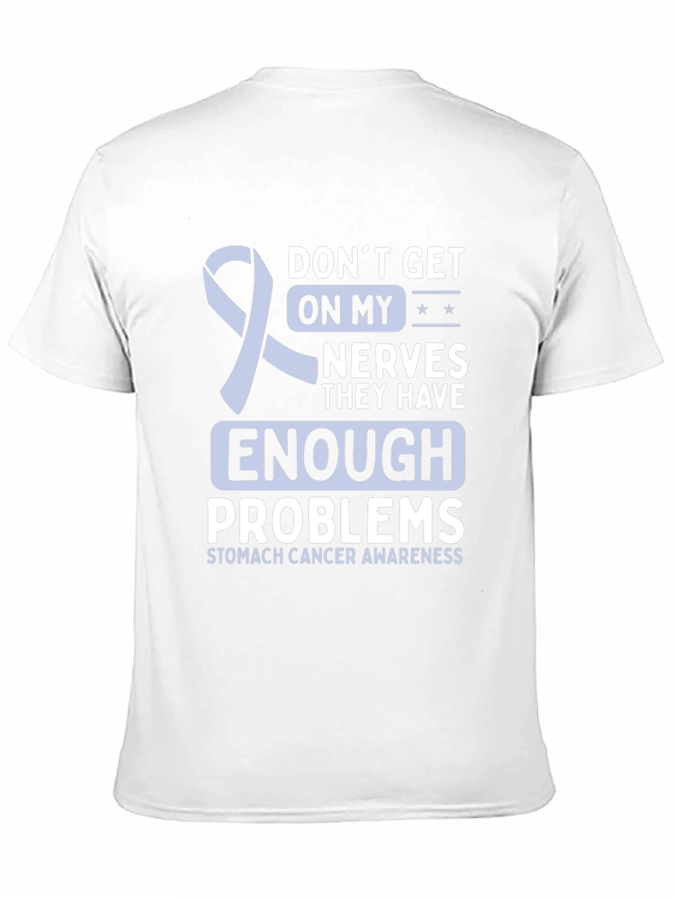 Stomach Cancer Awareness Ribbon Graphic T-Shirt