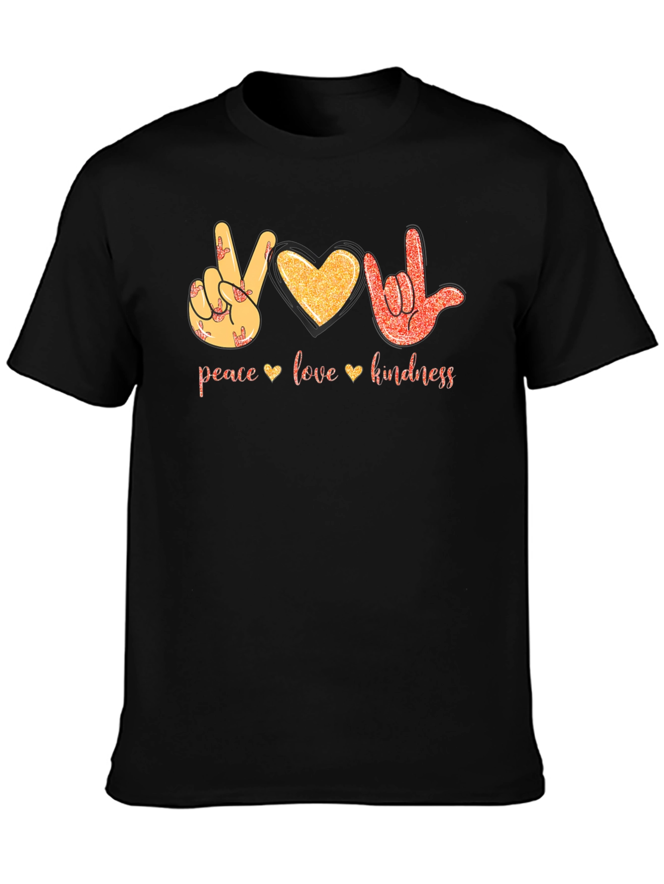 Peace Love Kindness Graphic T-Shirt