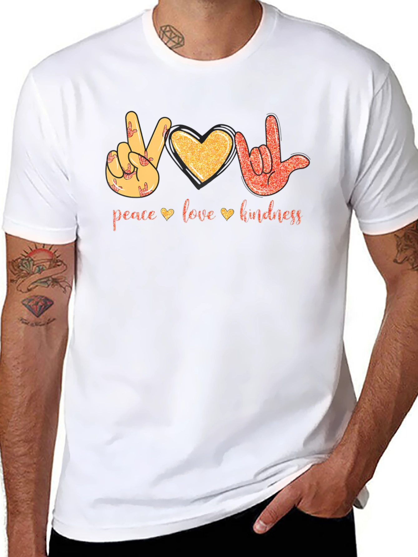 Peace Love Kindness Graphic T-Shirt