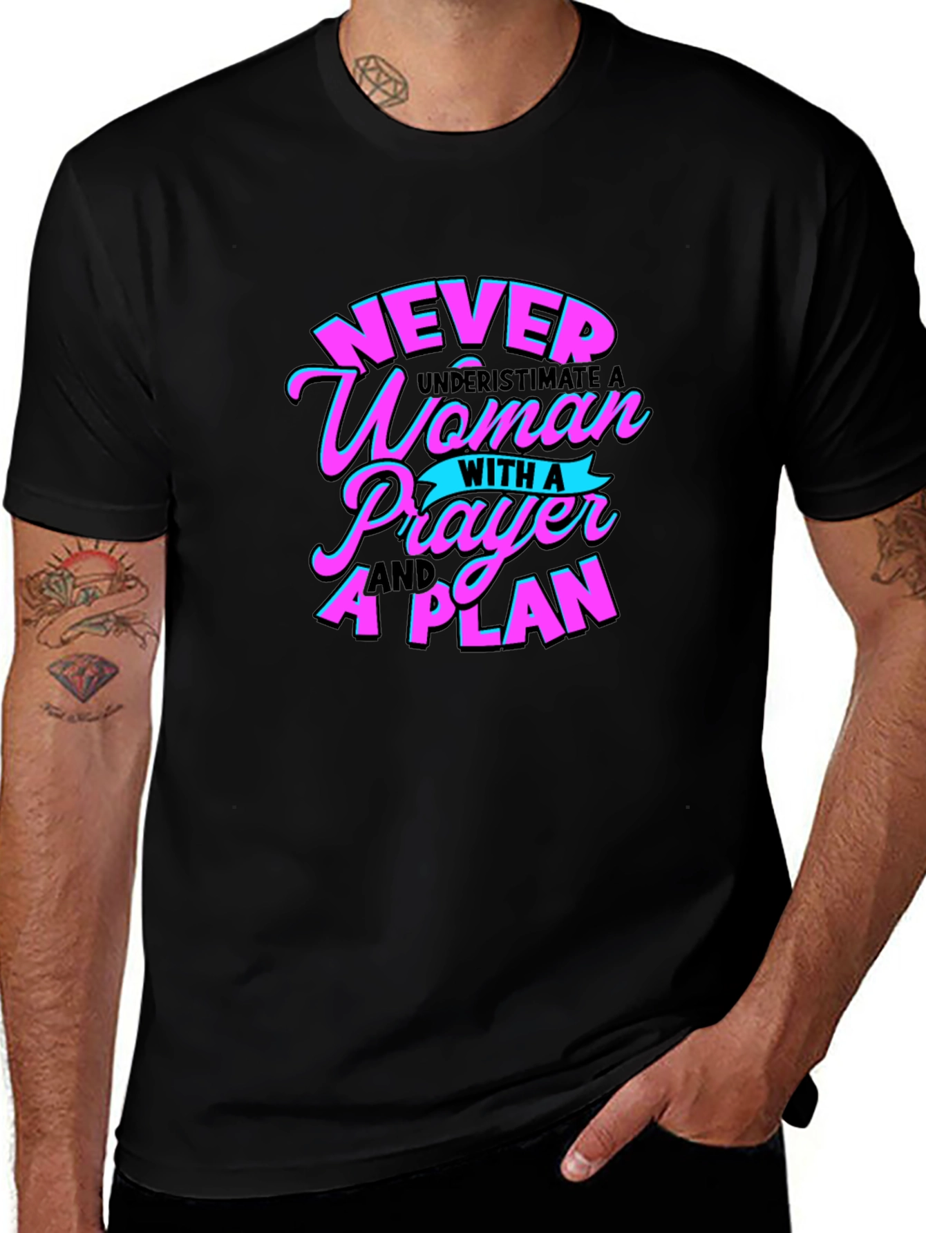 Never Underestimate Woman T-Shirt