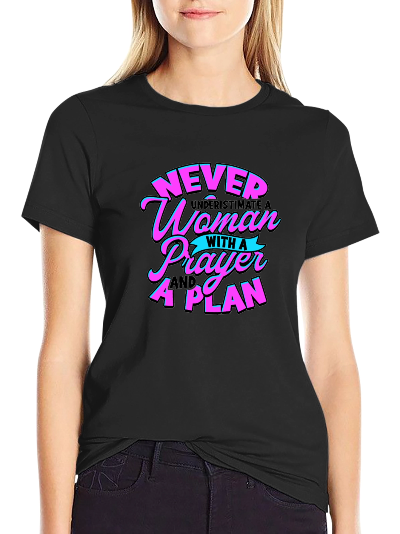 Never Underestimate Woman T-Shirt