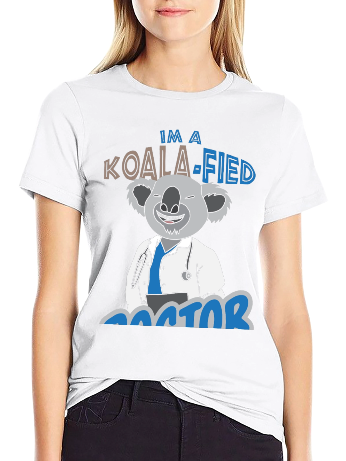 Koala-fied Doctor Graphic T-Shirt