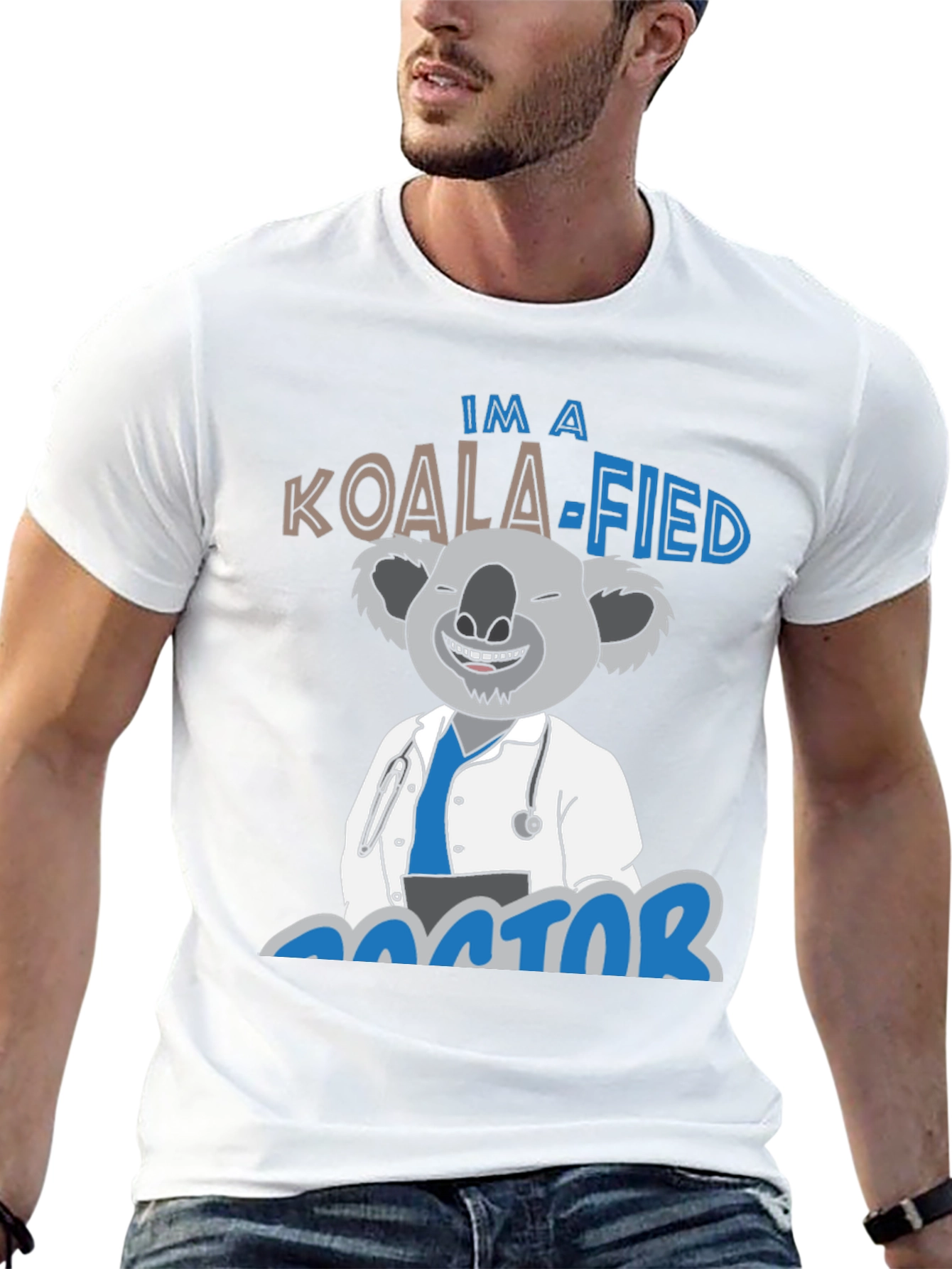Koala-fied Doctor Graphic T-Shirt