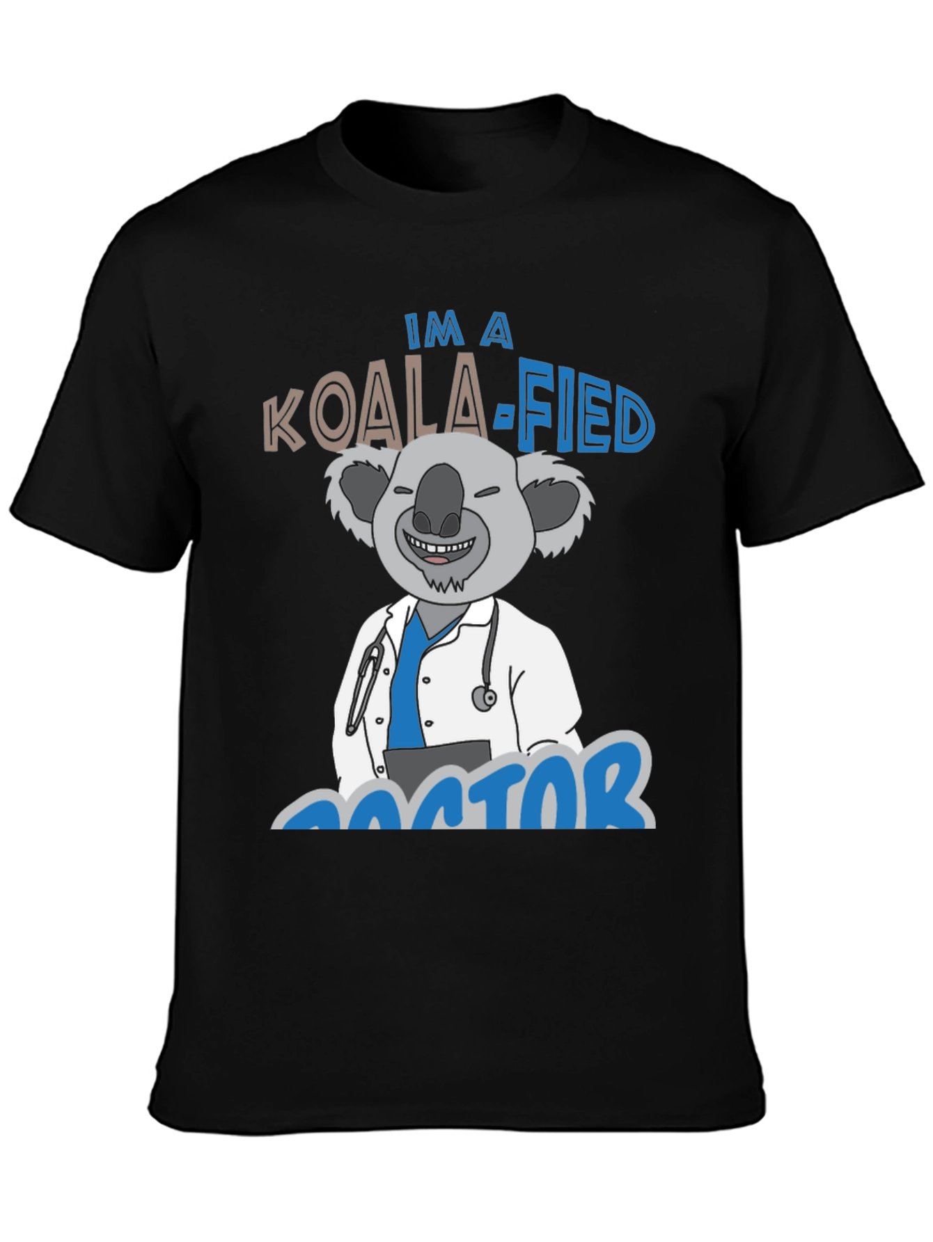 Koala-fied Doctor Graphic T-Shirt