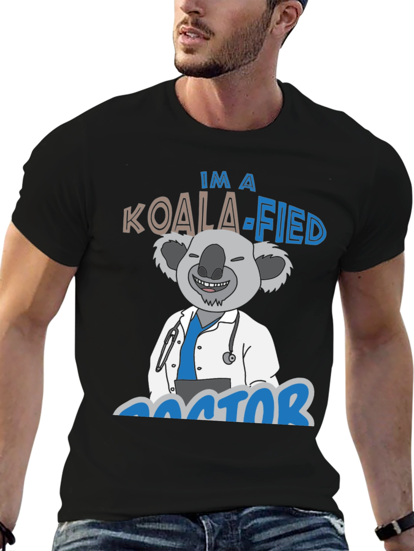 Koala-fied Doctor Graphic T-Shirt