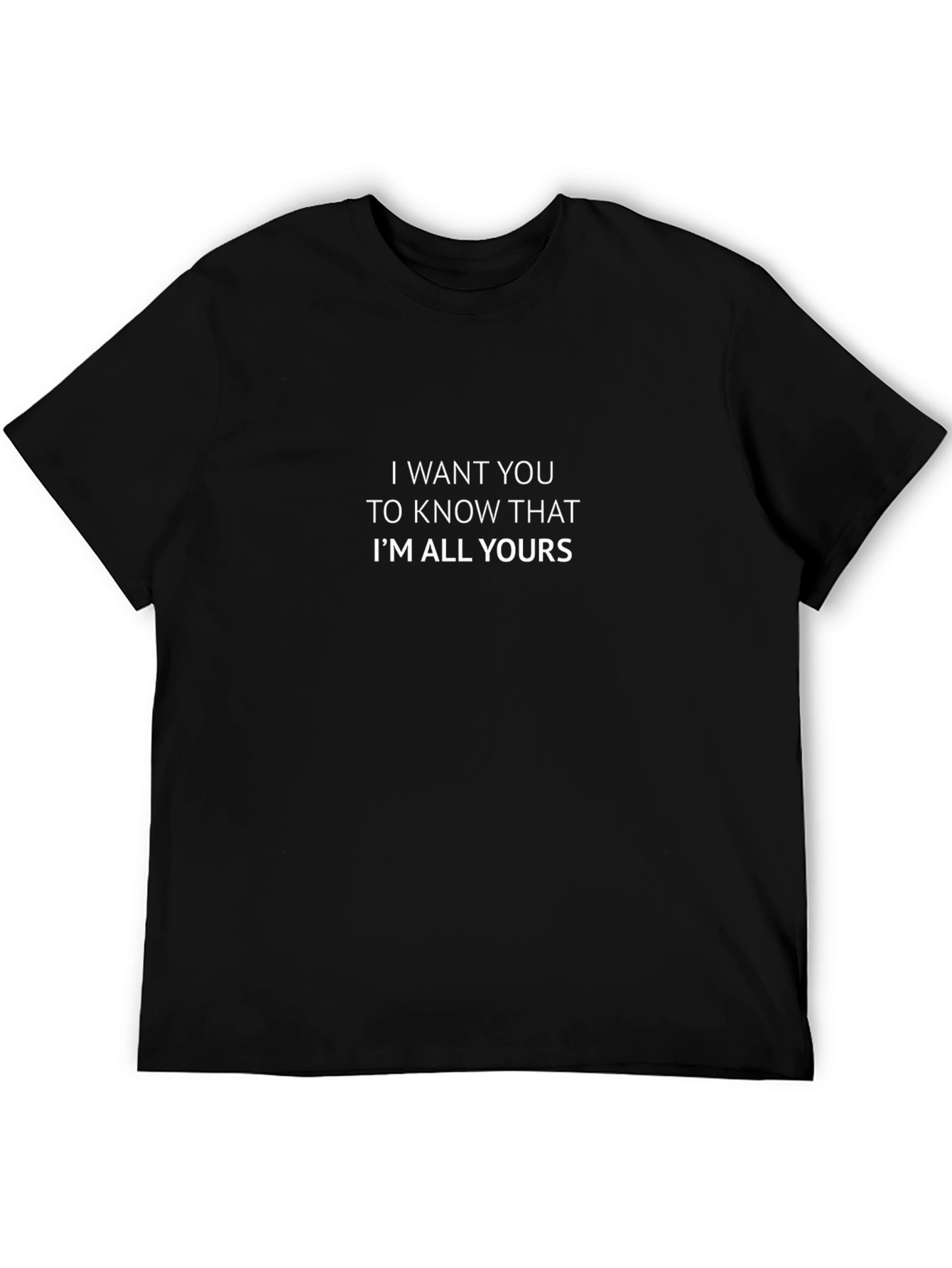 Im All Yours Black Graphic Tee