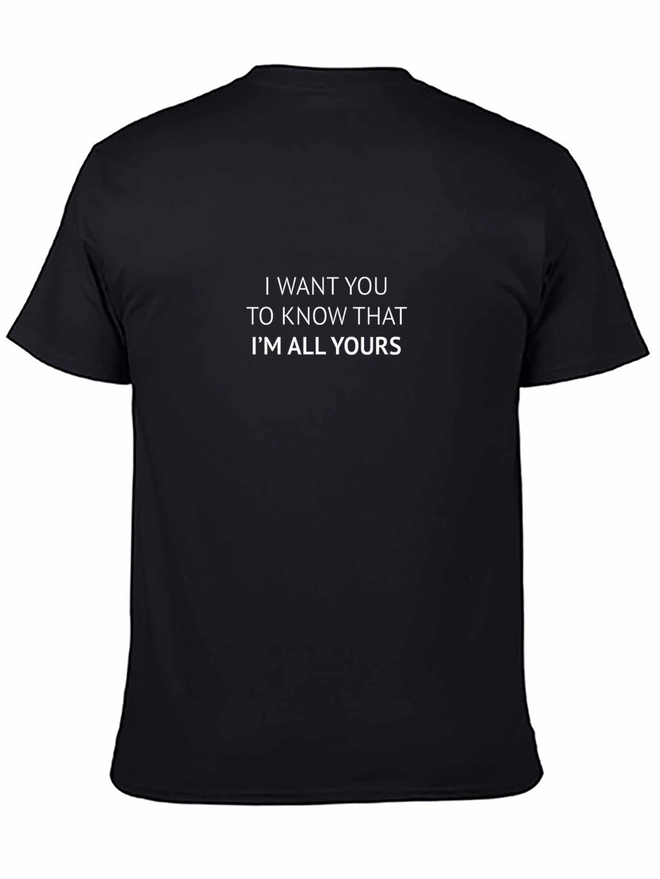 Im All Yours Black Graphic Tee